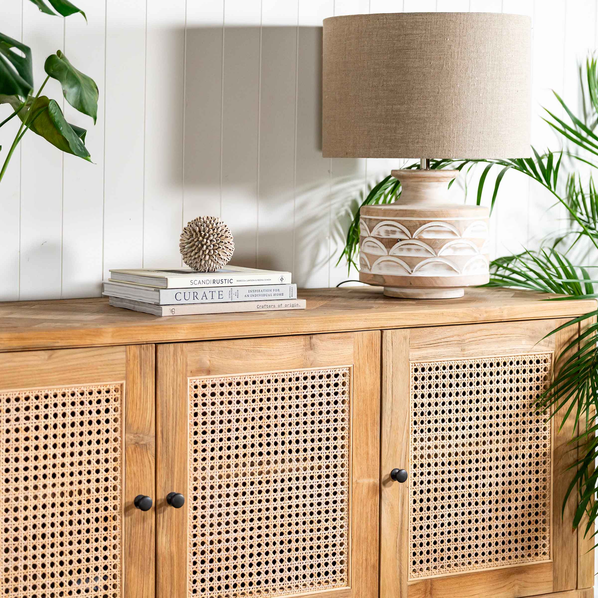 Arch Rattan Sideboard | 3 Door