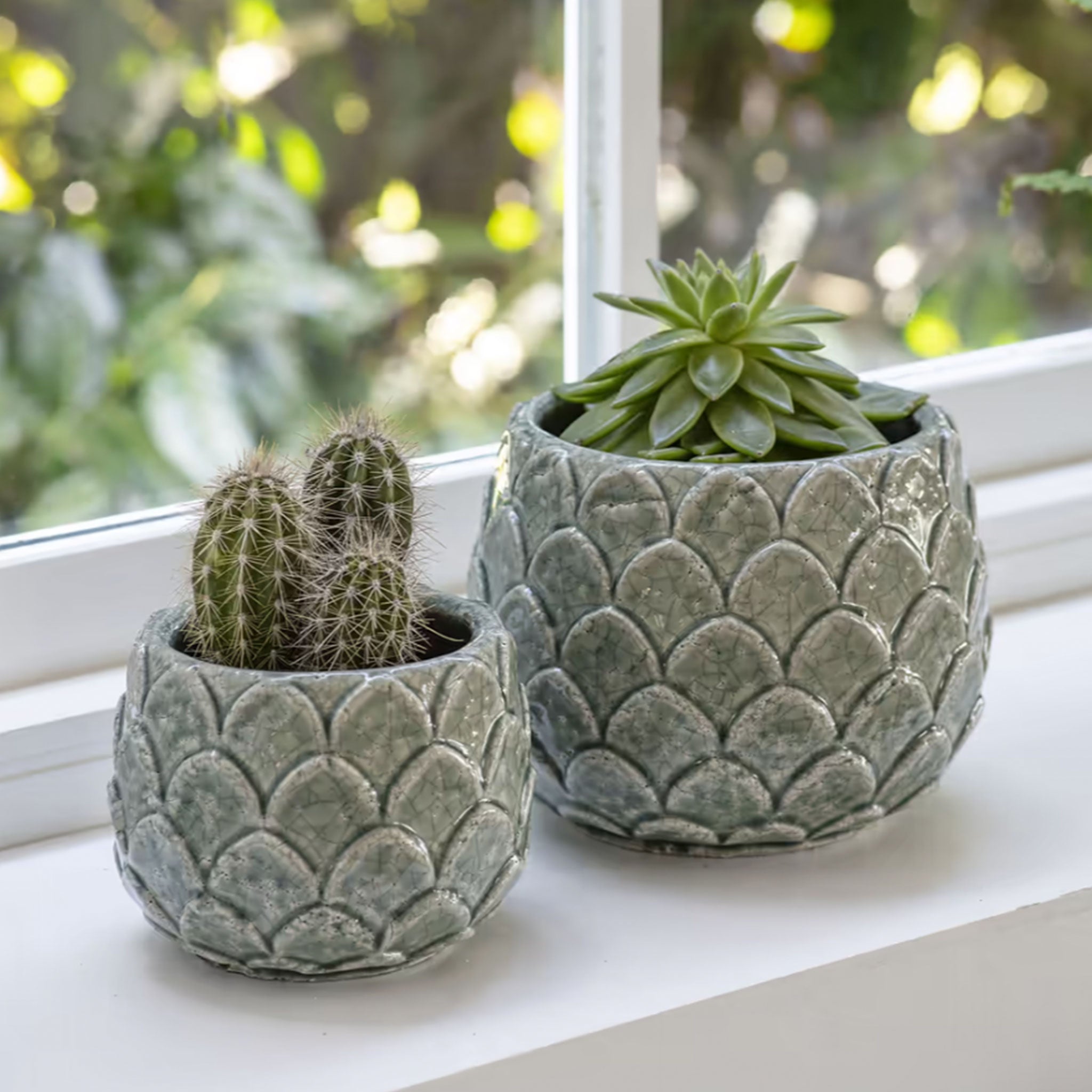 Artichoke Pot | Aqua