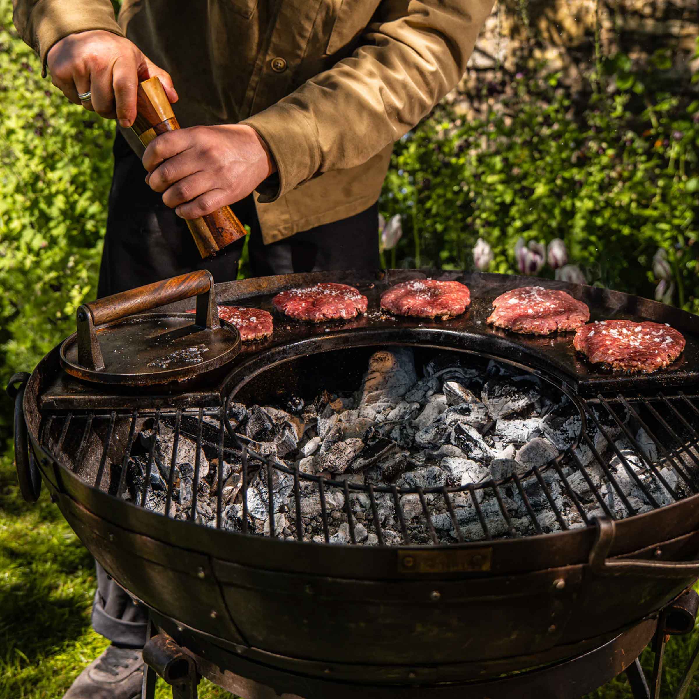 BBQ Steel Hot Plate | for 70cm Kadai