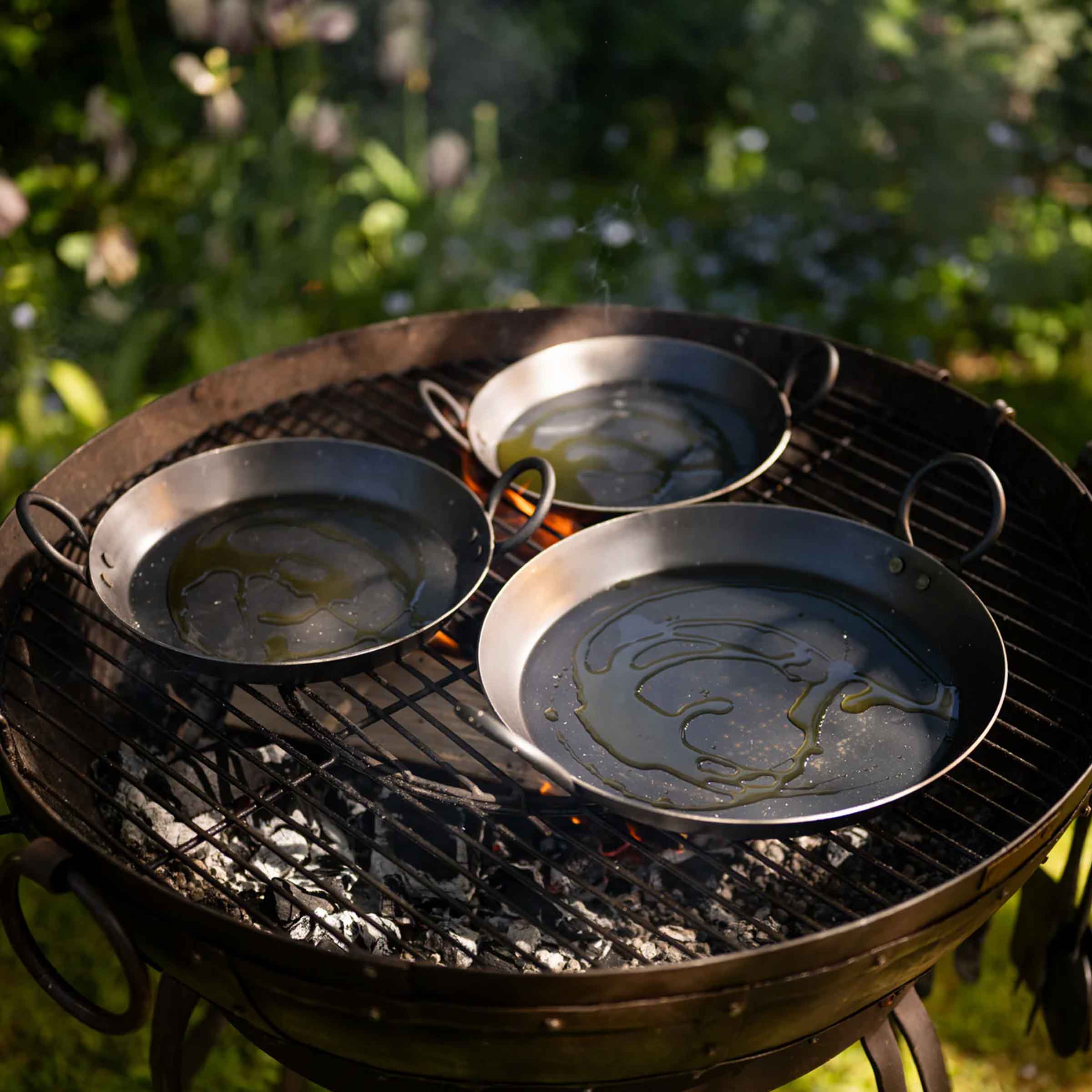 BBQ Skillet Pans | Set of 3