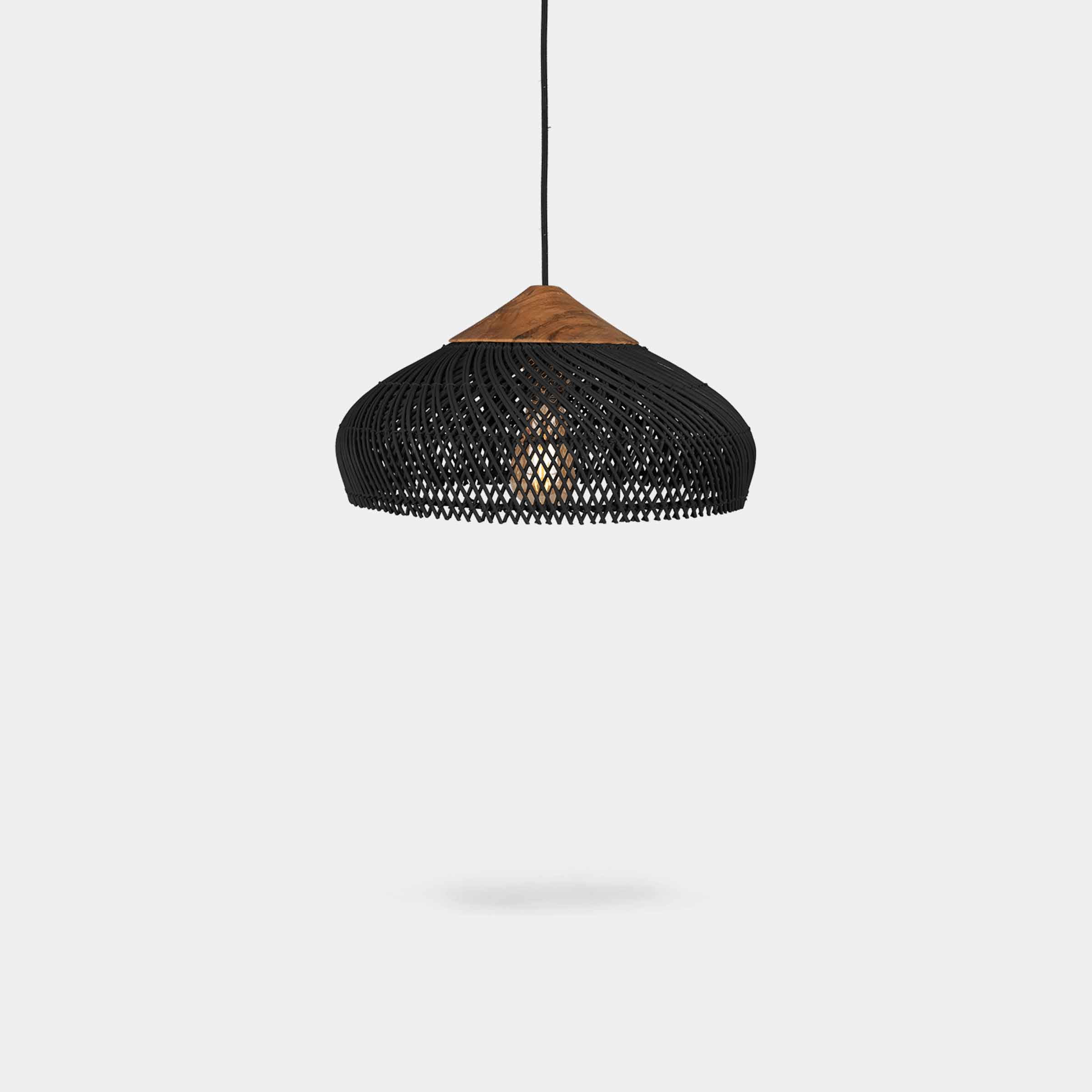 Banjo Hanging Lamp | Charcoal