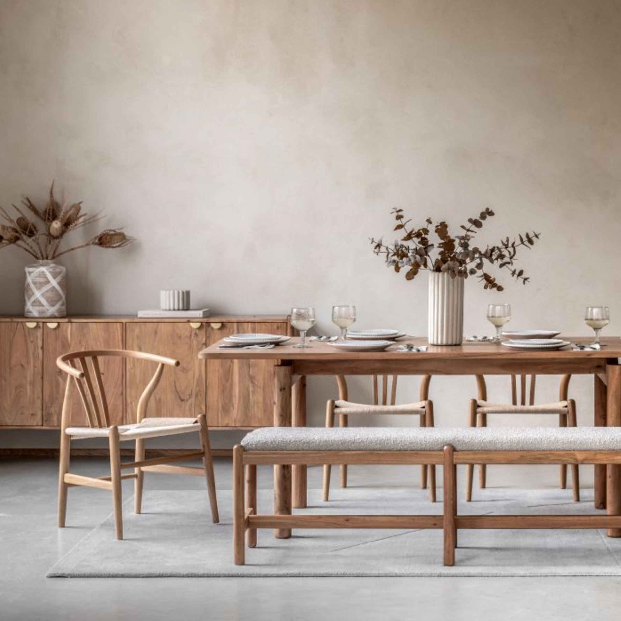 Banten Dining Chairs | Pair | Natural