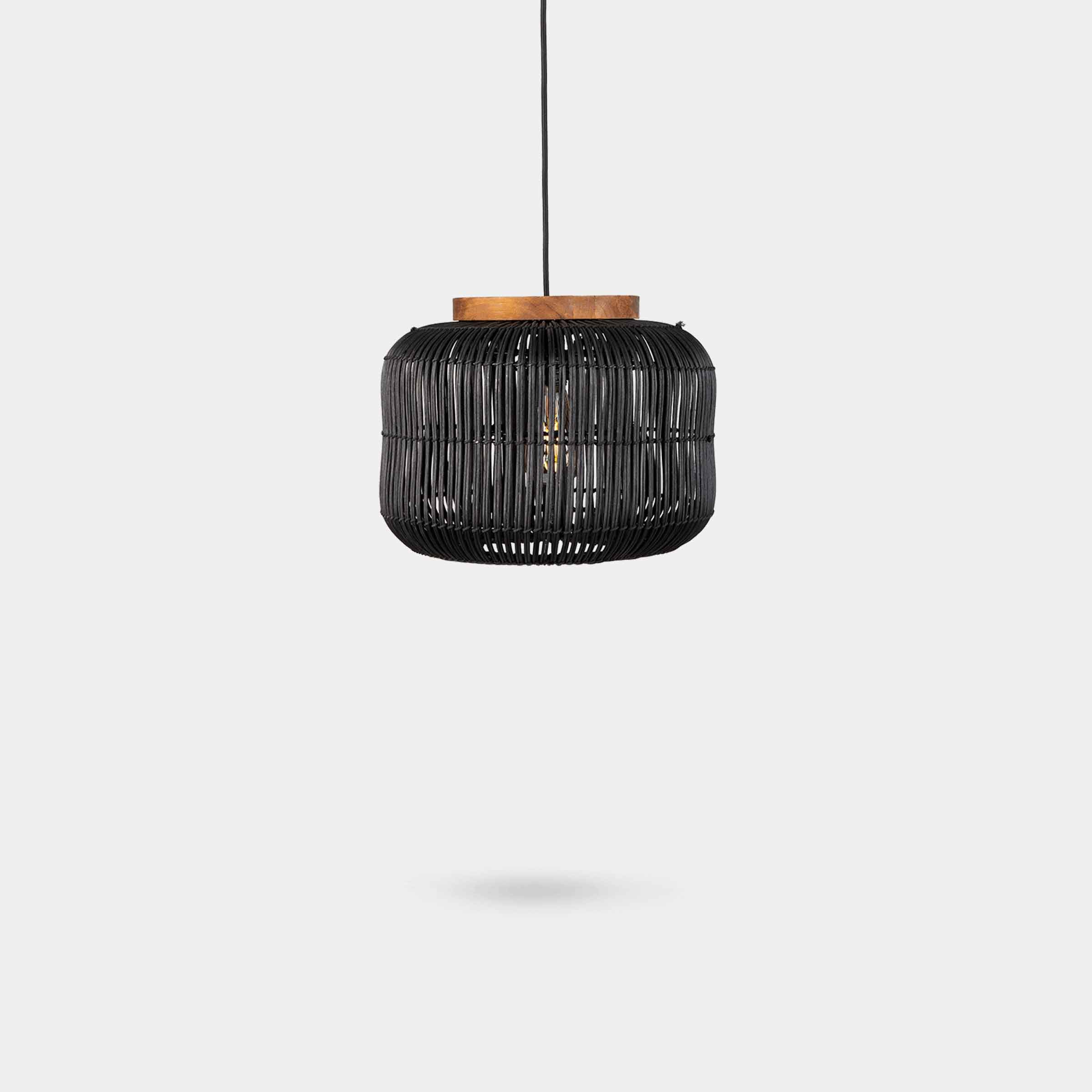 Barrel Hanging Lamp | Charcoal