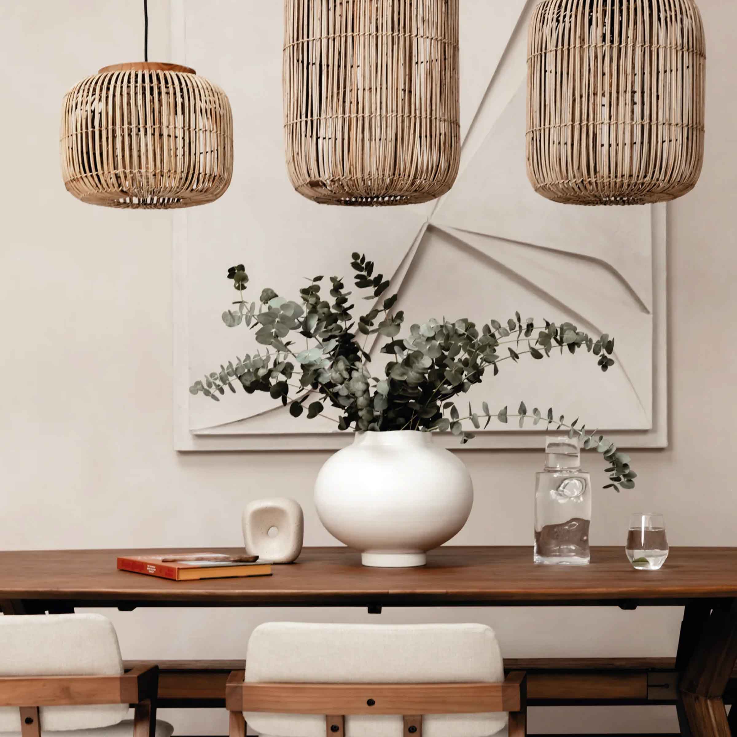 Barrel Hanging Lamp I Kulit
