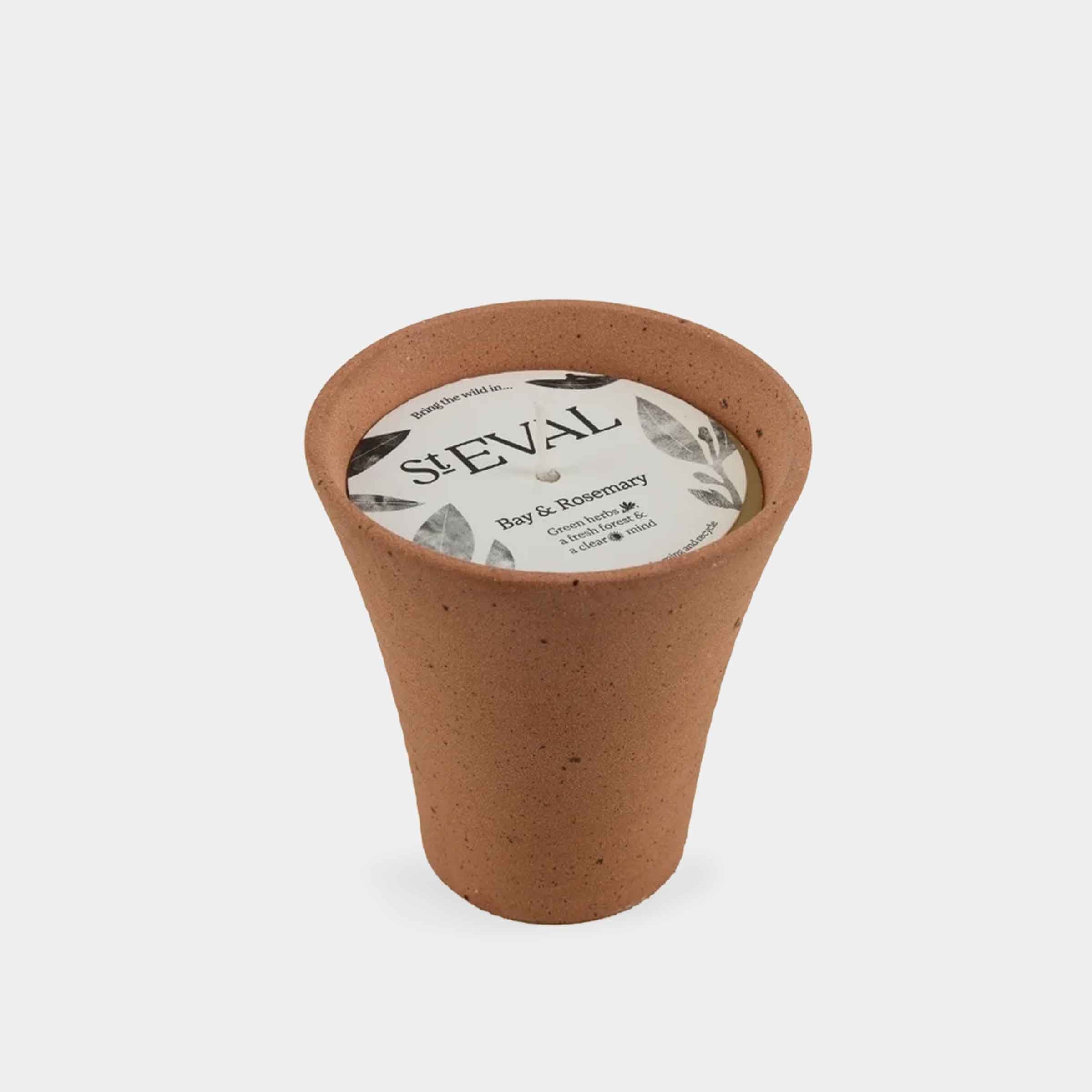 Bay & Rosemary Potager Pot Candle