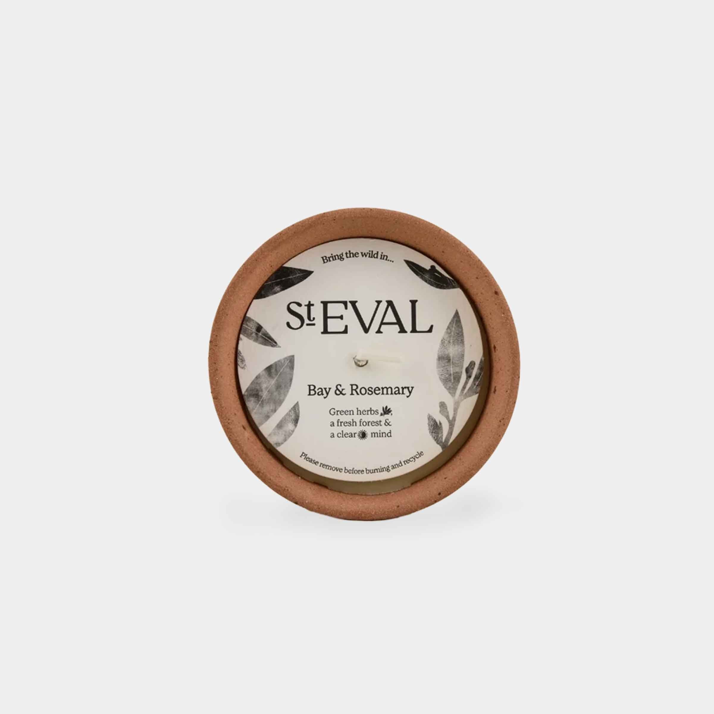 Bay & Rosemary Potager Pot Candle
