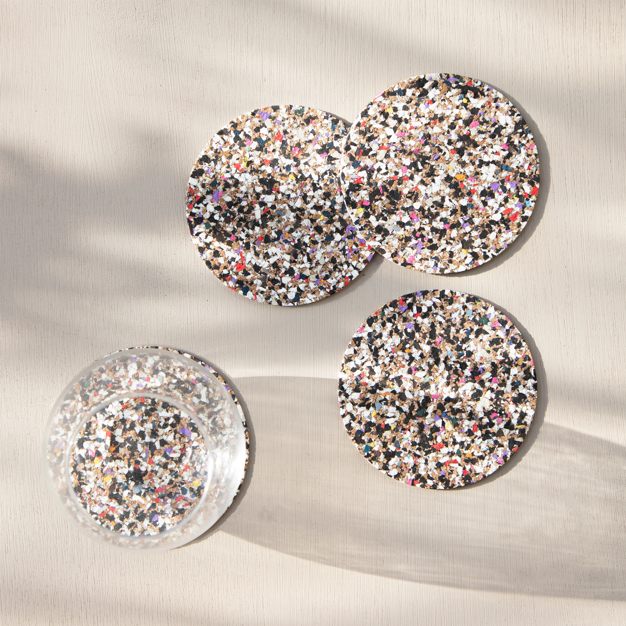 Beach Clean Round Coaster | Set of 4