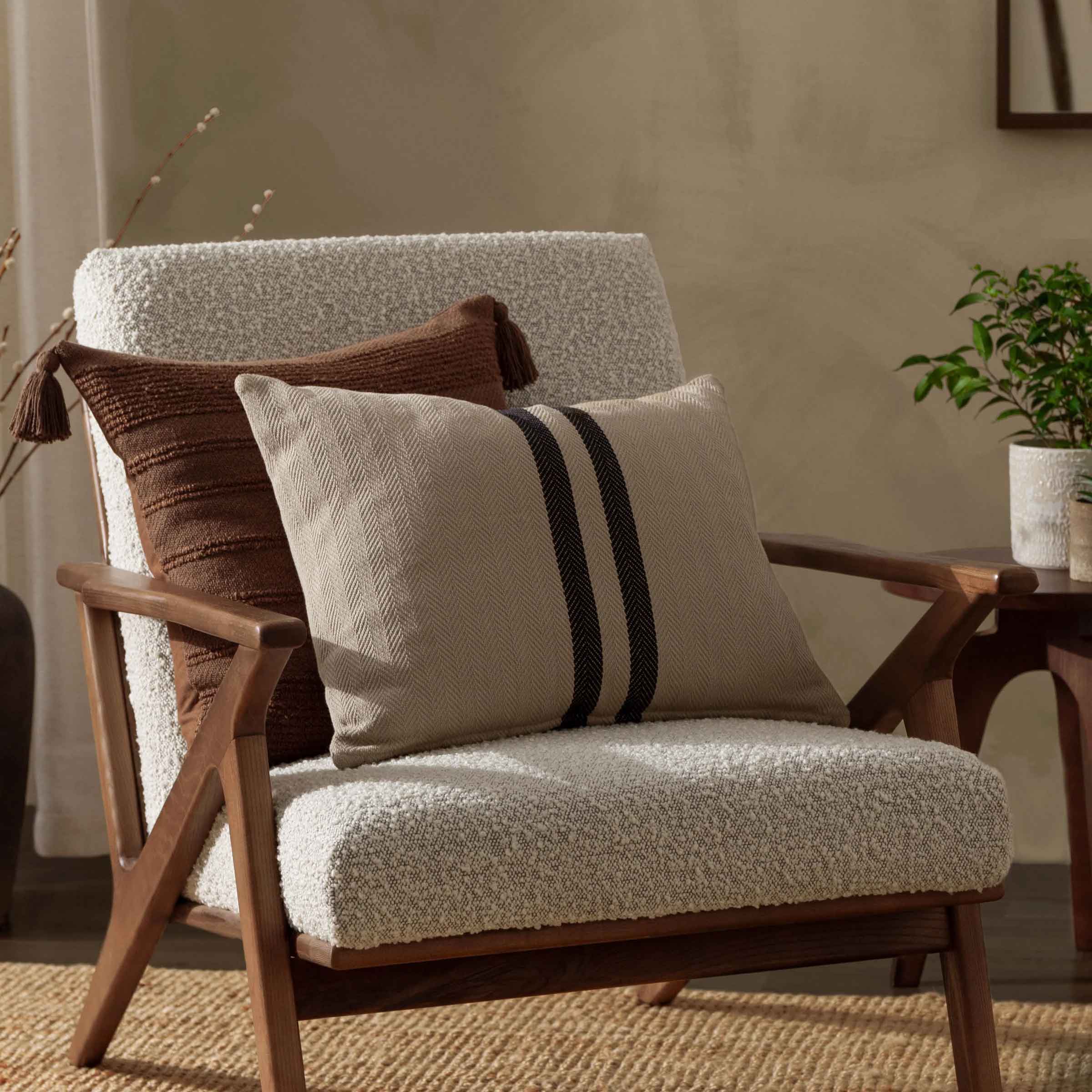 Benton Feather Filled Cushion I Natural