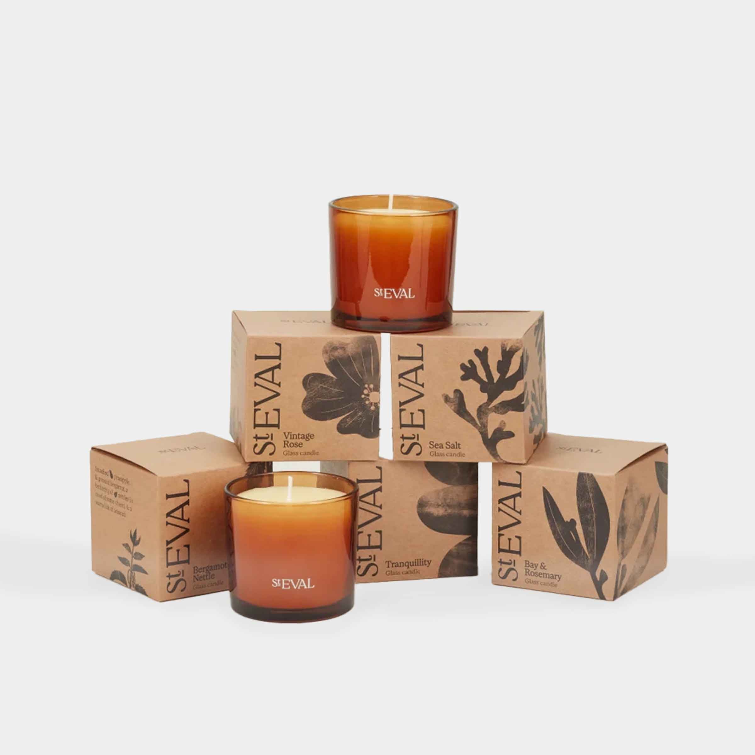 Bergamot & Nettle | Amber Glass Candle