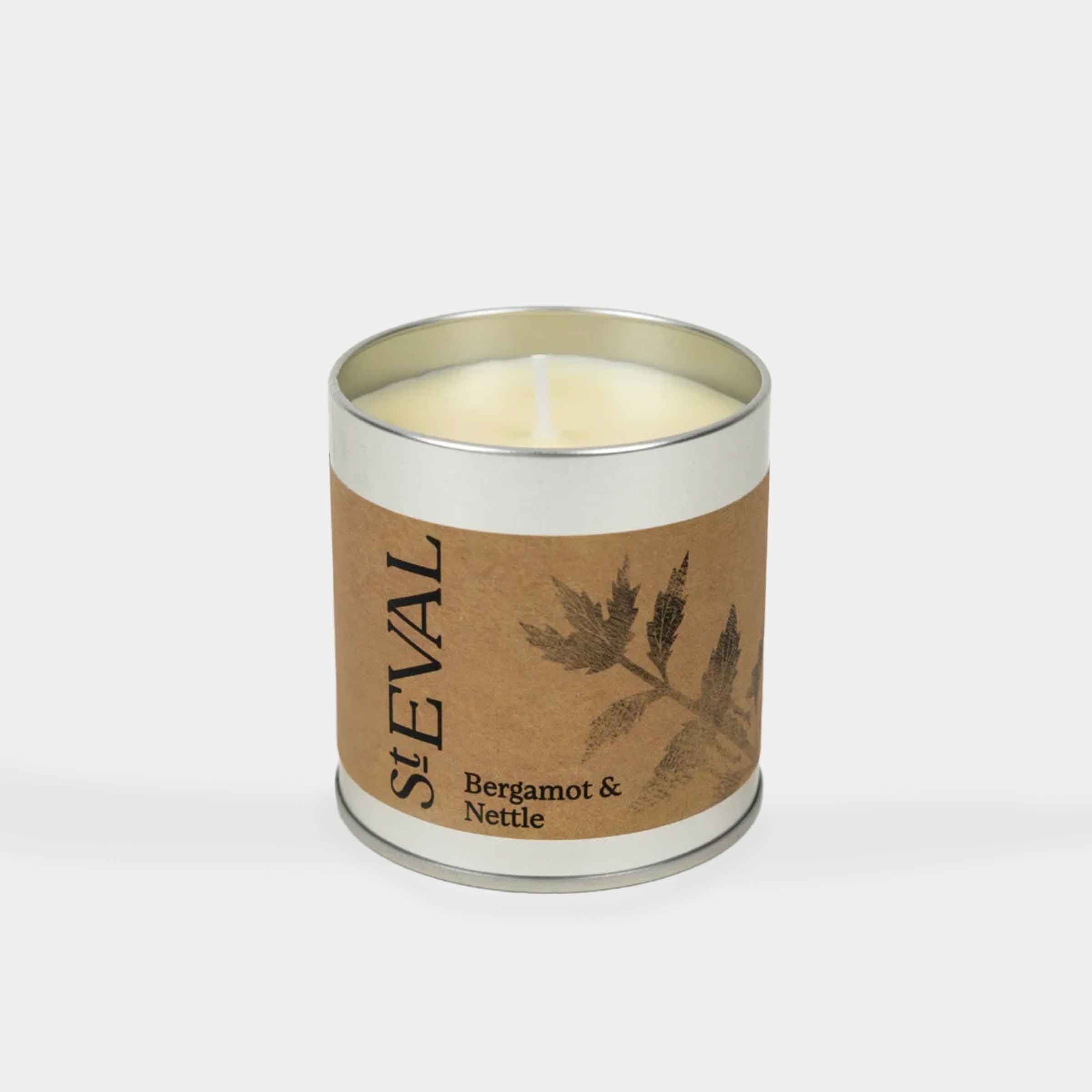 Bergamot & Nettle | Scented Tin Candle