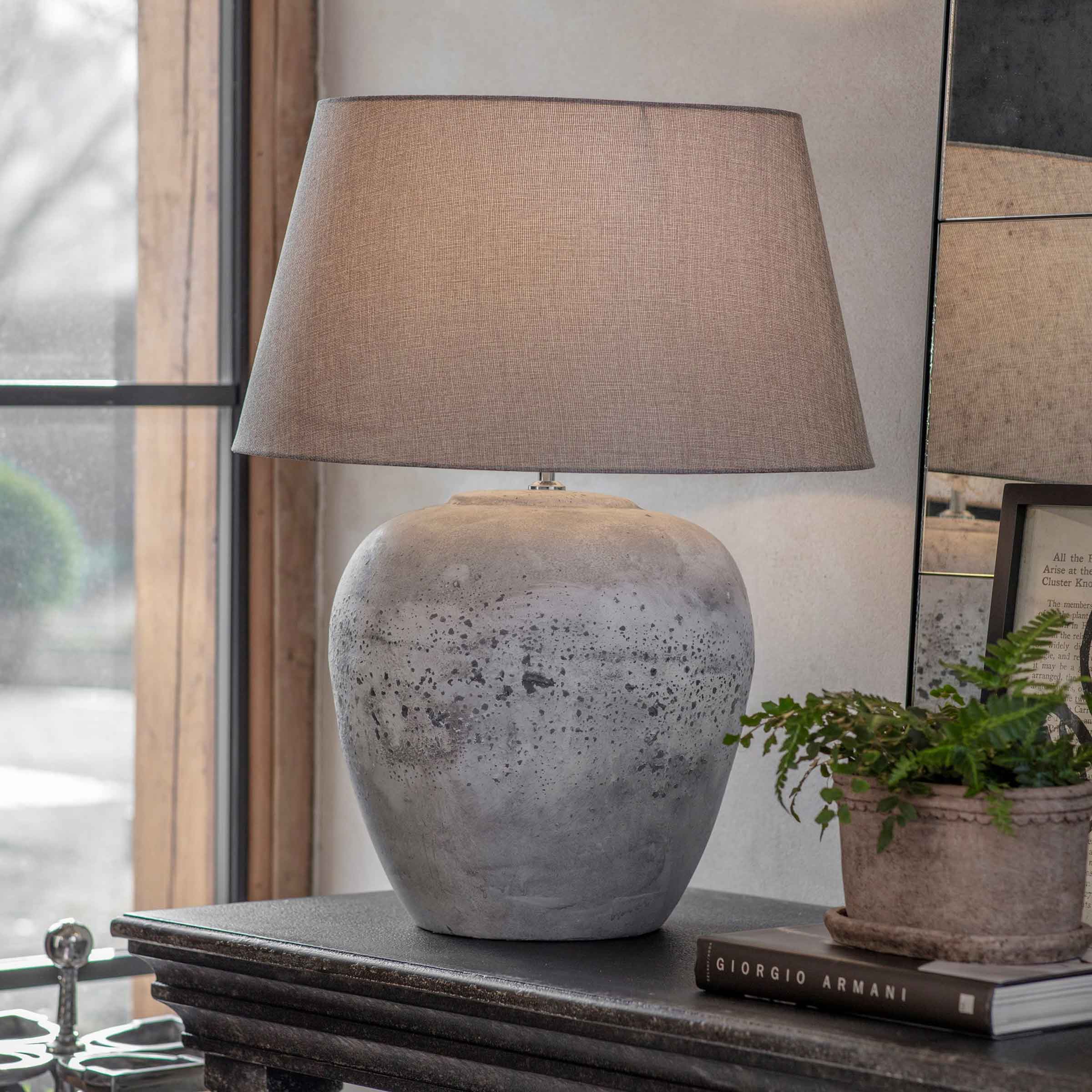 Birkdale Large Stone Lamp