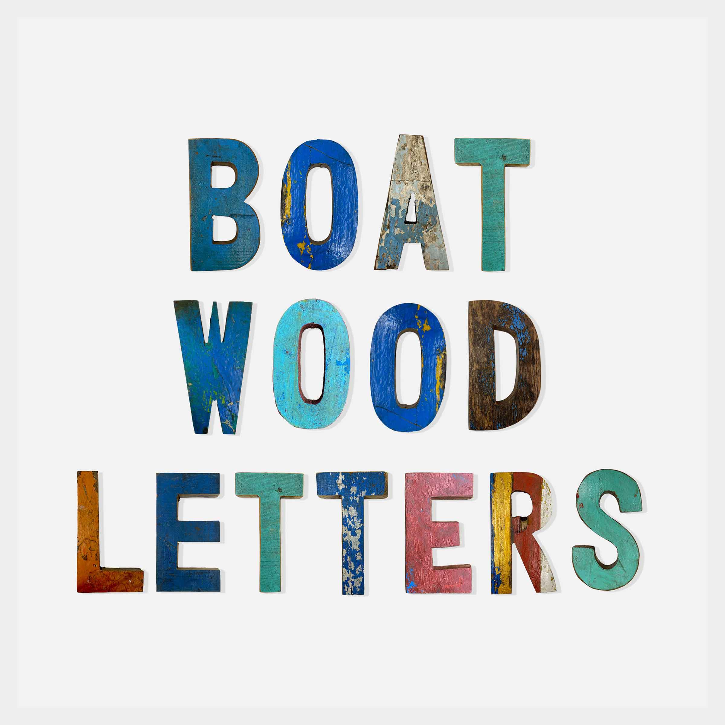 Boat Wood Letters