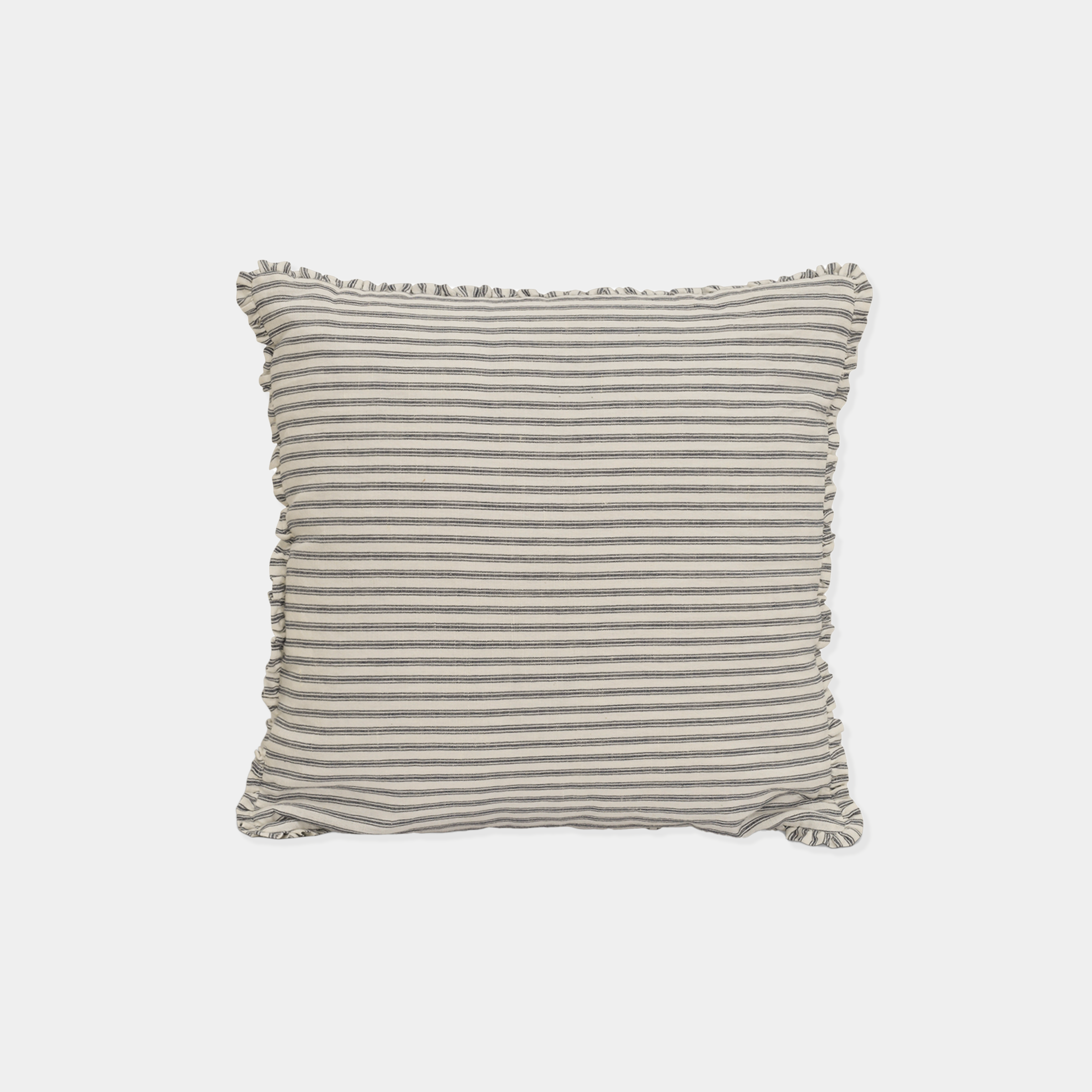 Boxwell Stripe Cushion | Ink 60x60cm