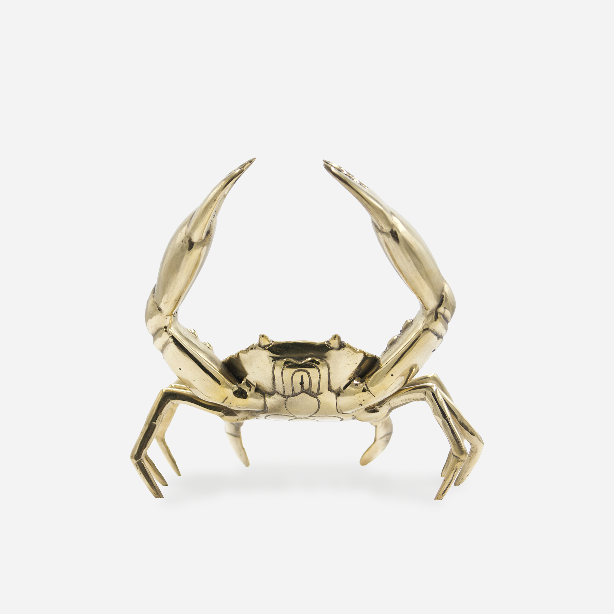 Solid Brass Crab