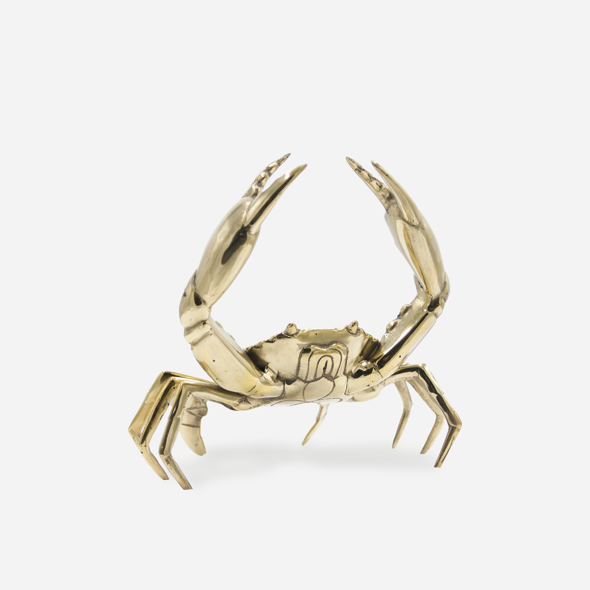 Solid Brass Crab