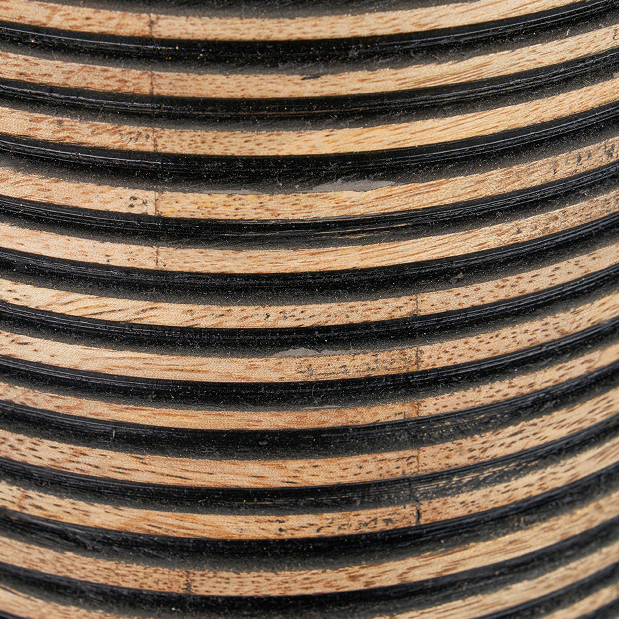 Caspian Mango Wood Grooved Table Lamp