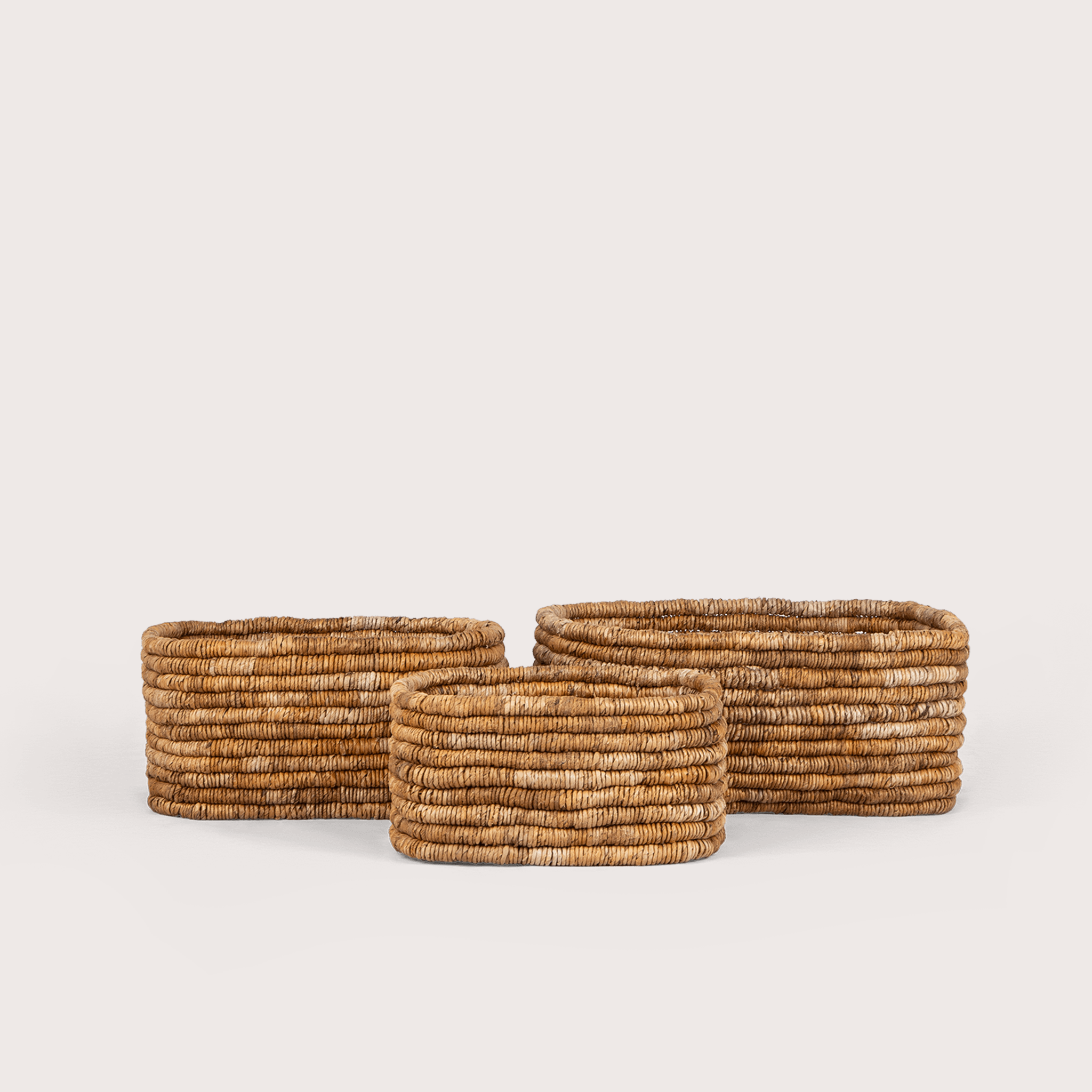 Caterpillar Ambang Rectangular Basket | Two Tone