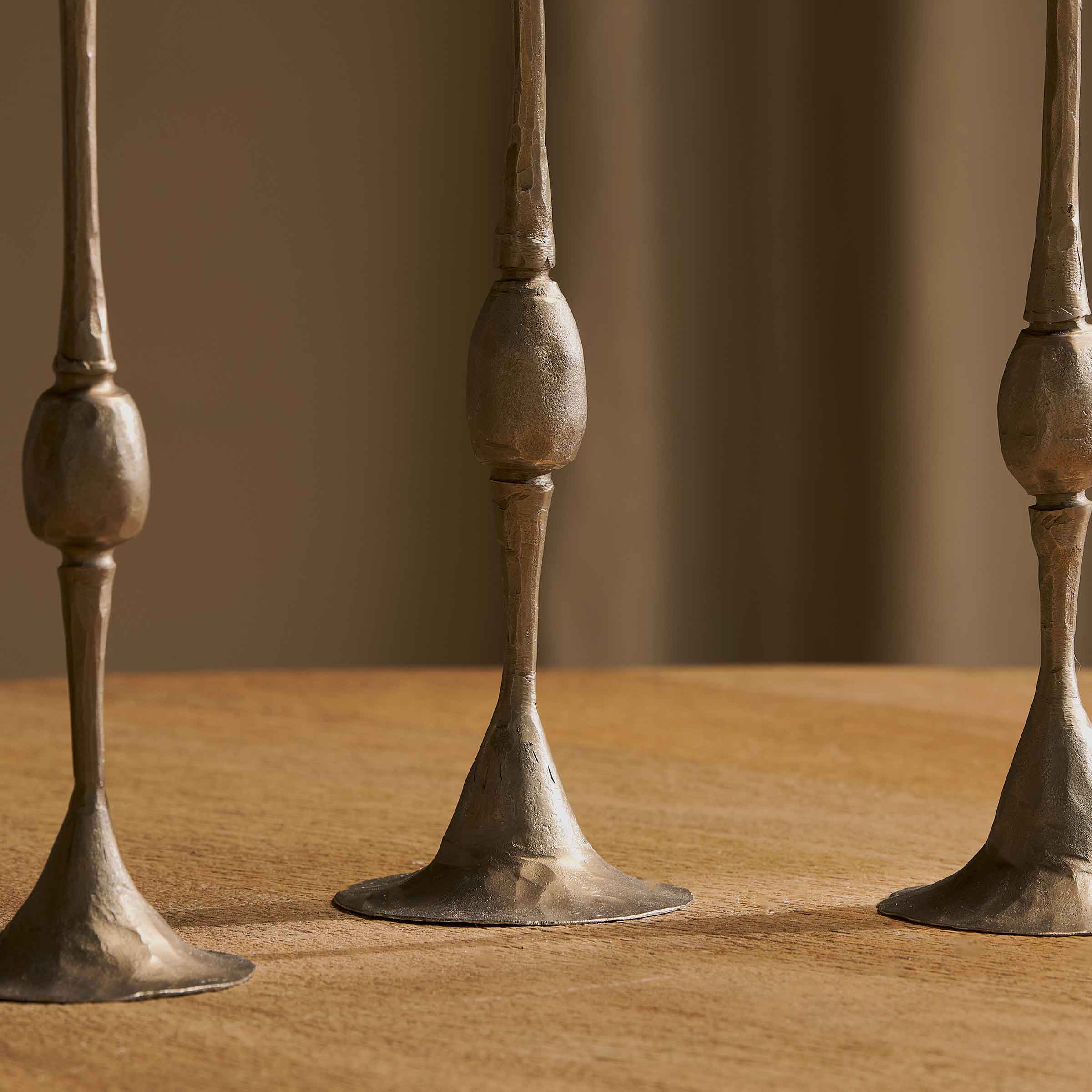Chaipat Antique Brass Candlesticks