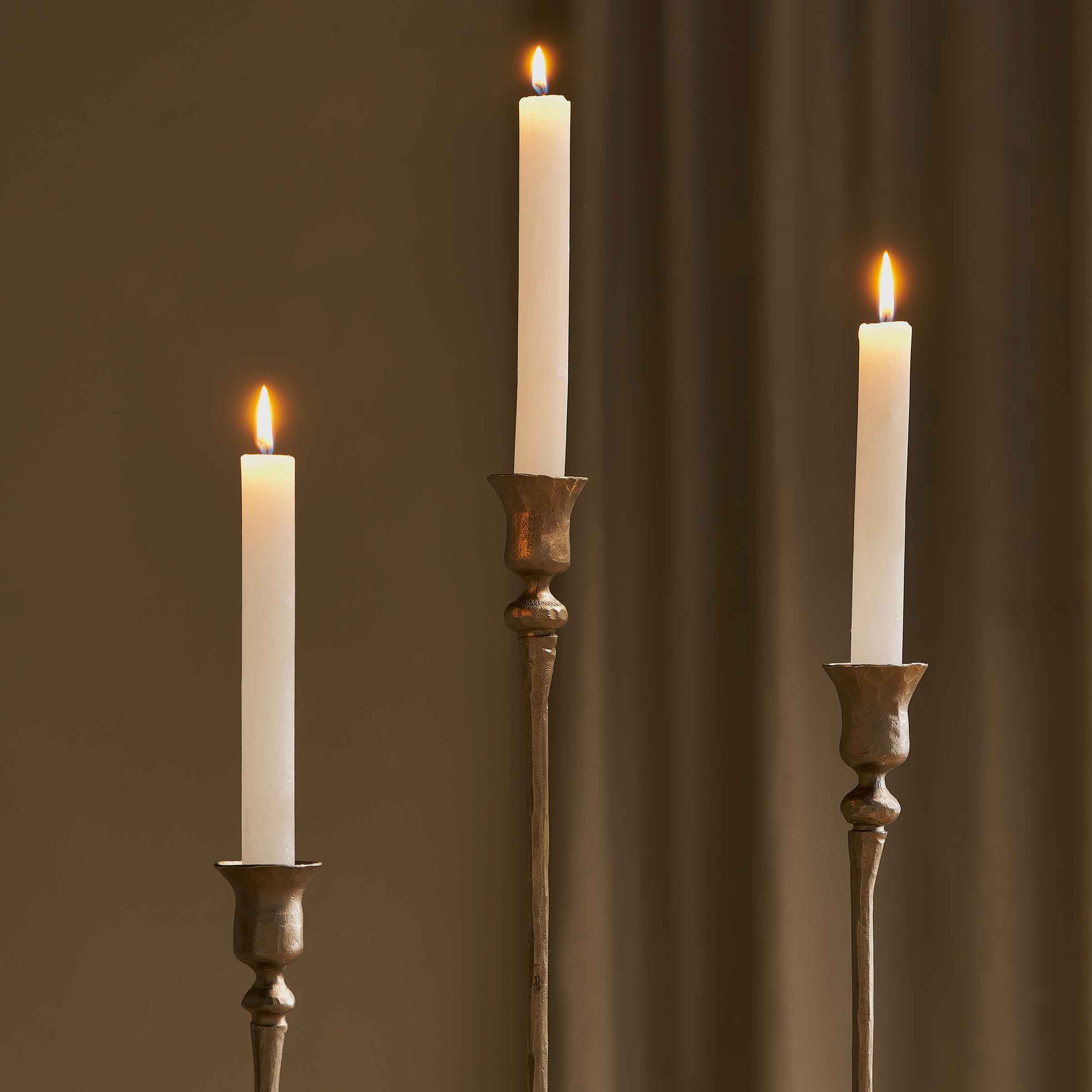 Chaipat Antique Brass Candlesticks