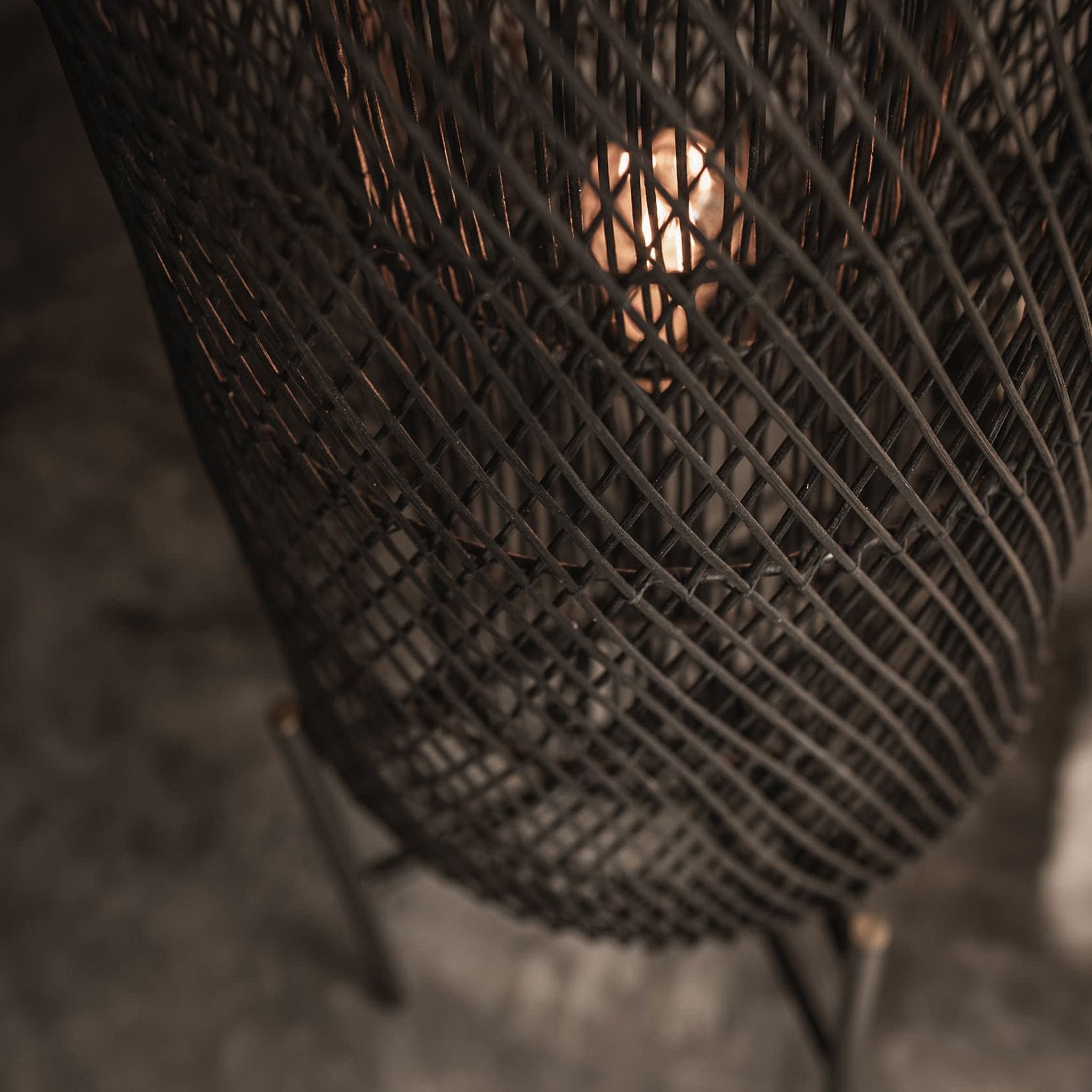 Chunk Standing Lamp Charcoal