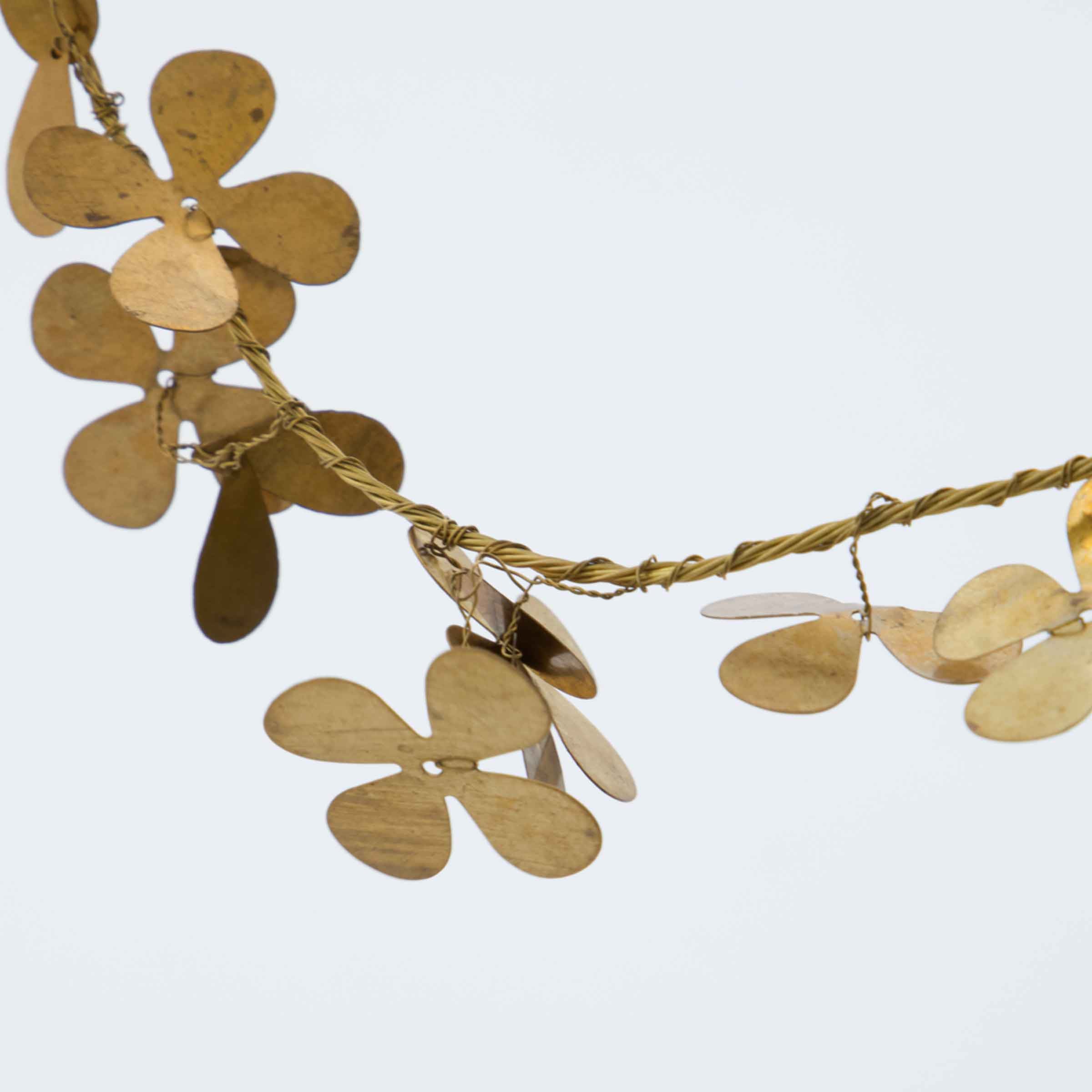 Clover Brass Wreath