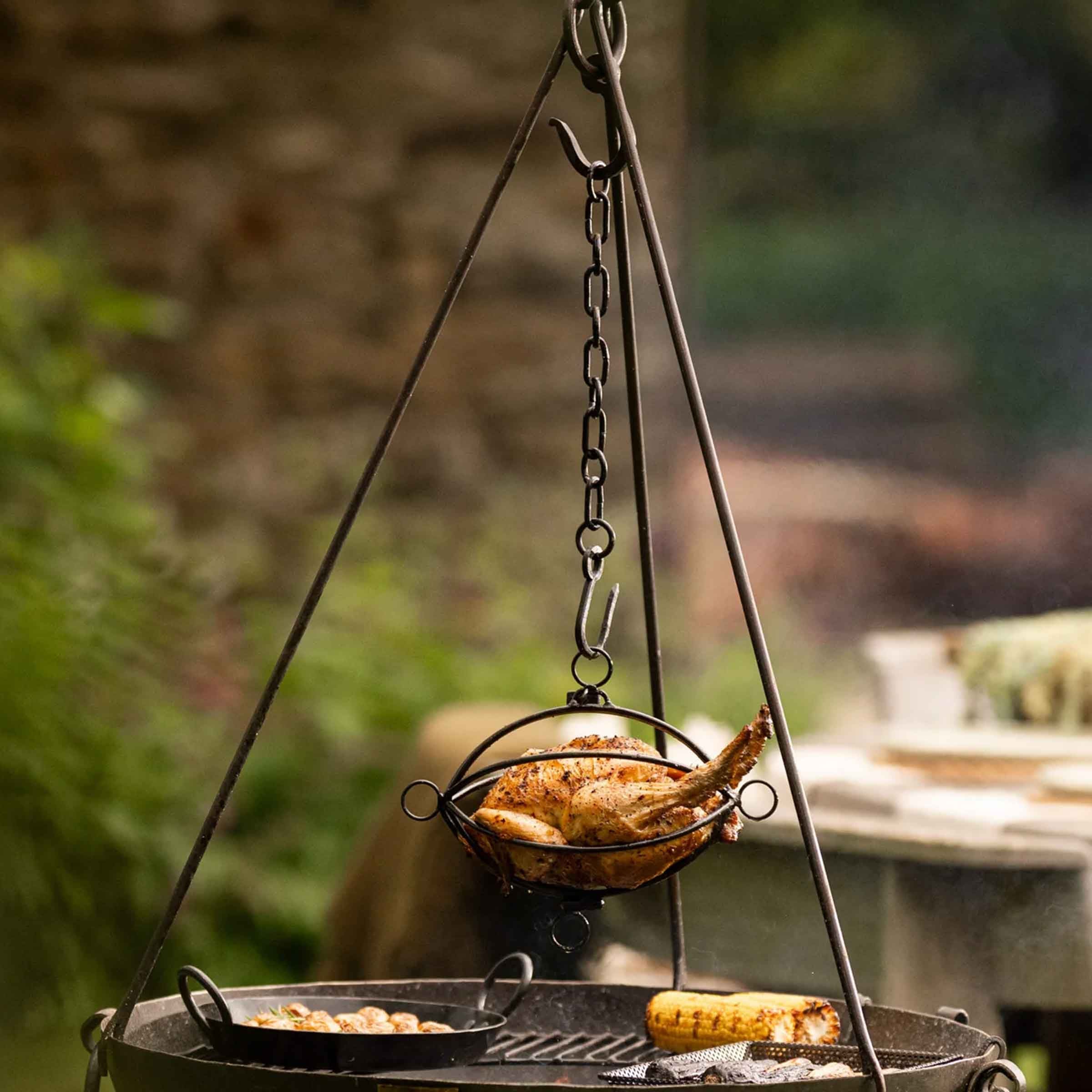 Cooking Tripod with Chain to fit 70/80cm Kadai BBQ