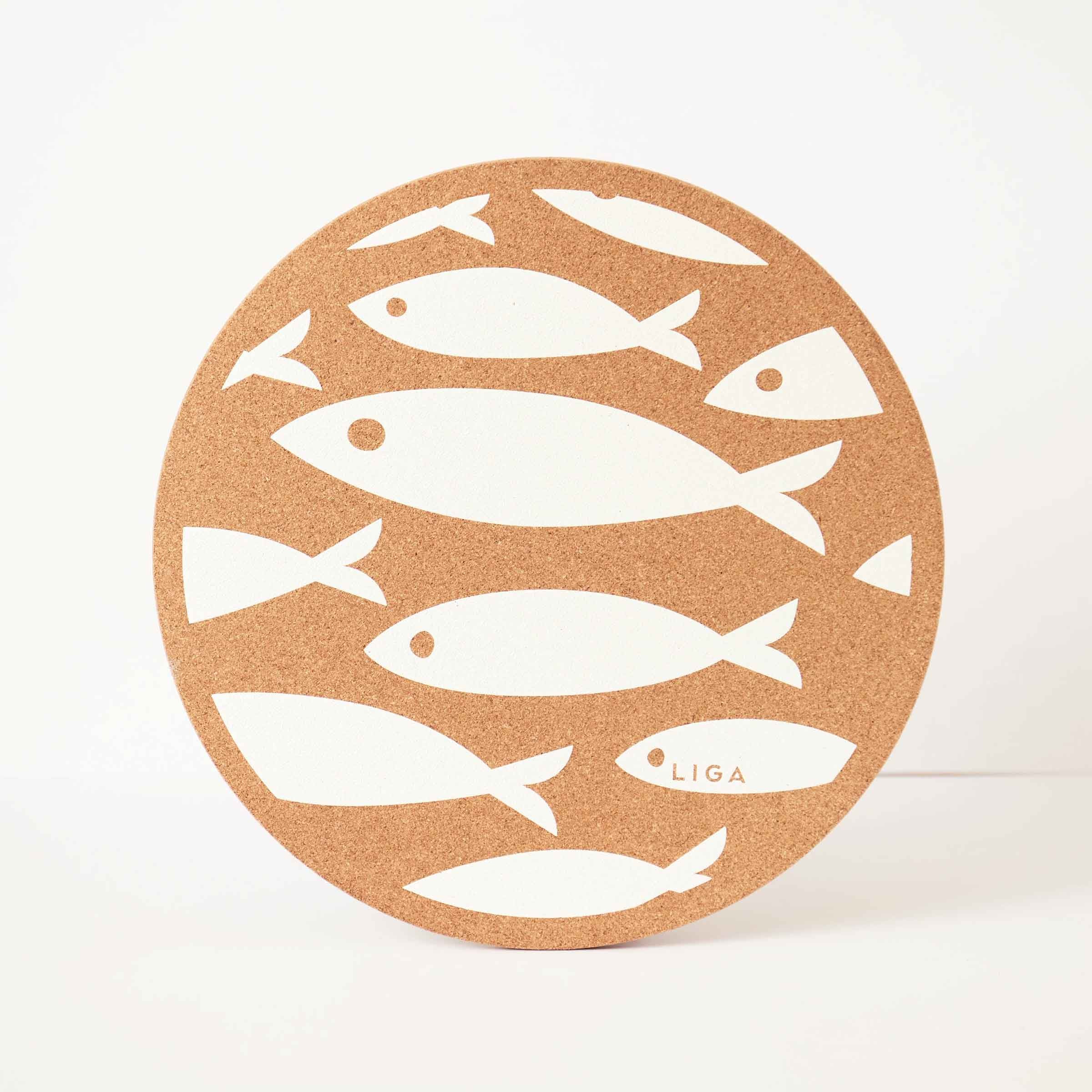 Cork Placemat 30cm | Fish