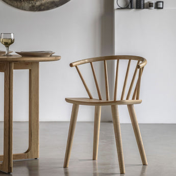 Palu Dining Chairs (Pair) - Natural