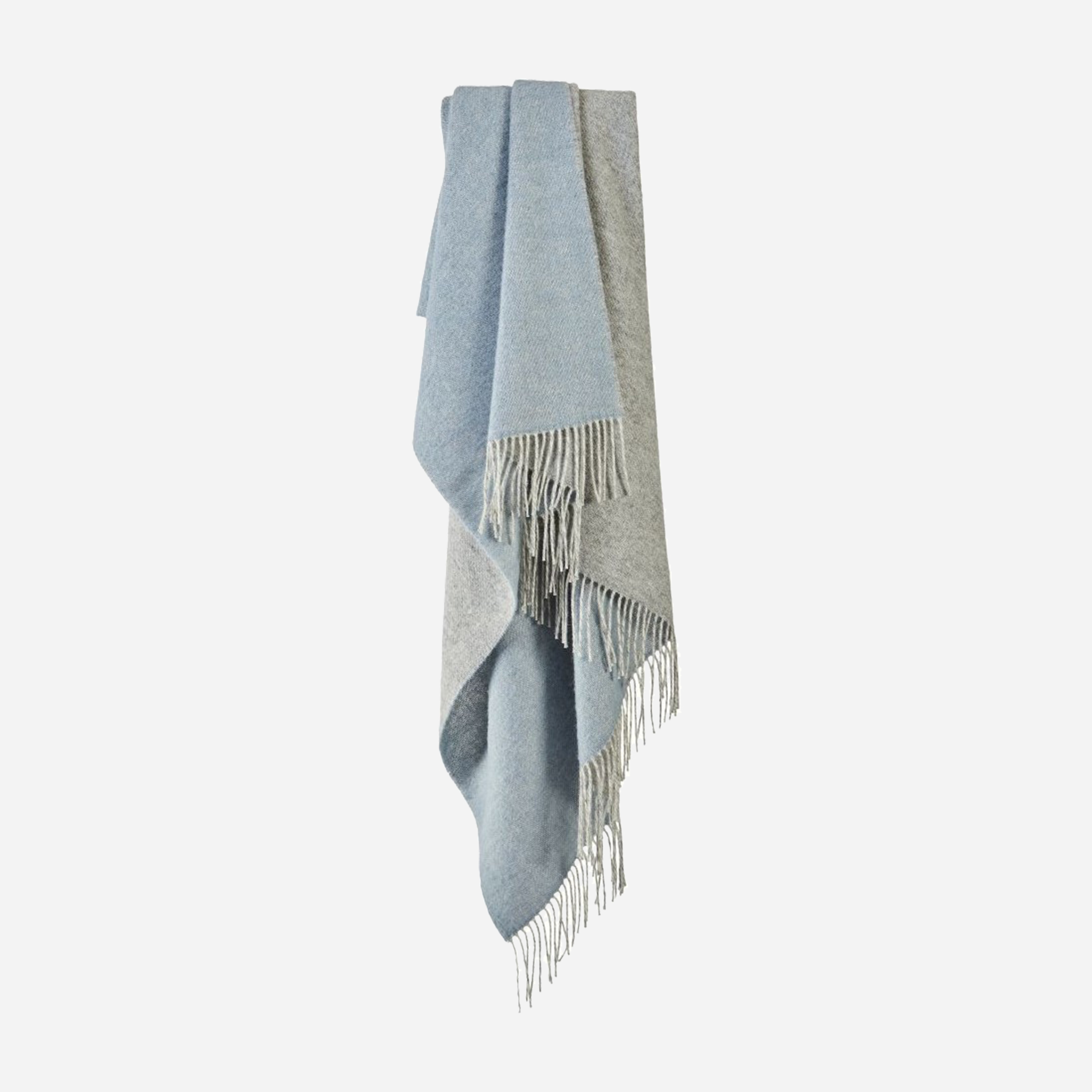 Pure New Wool Throw | Dartmoor | Blue Mist