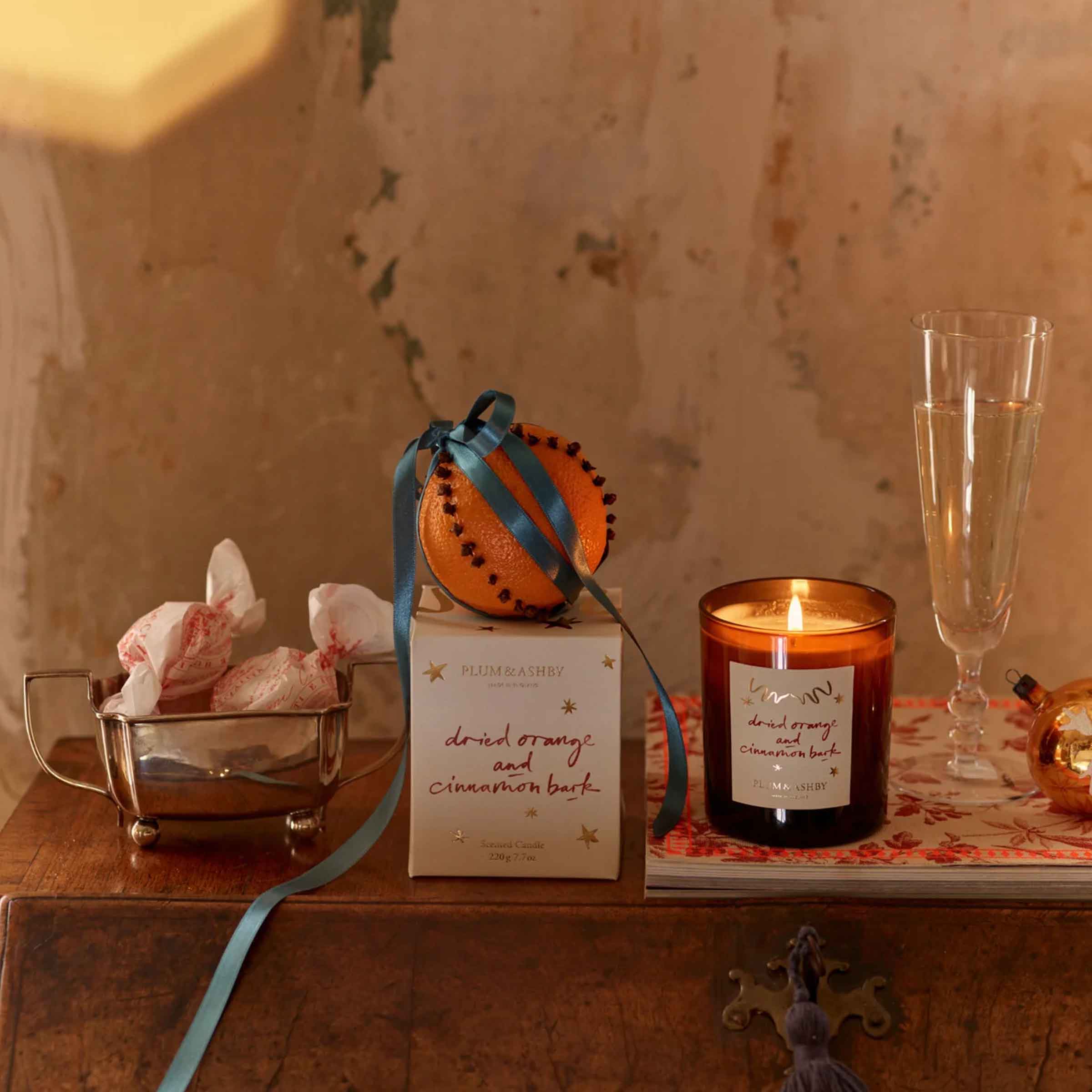 Dried Orange & Cinnamon Bark Candle