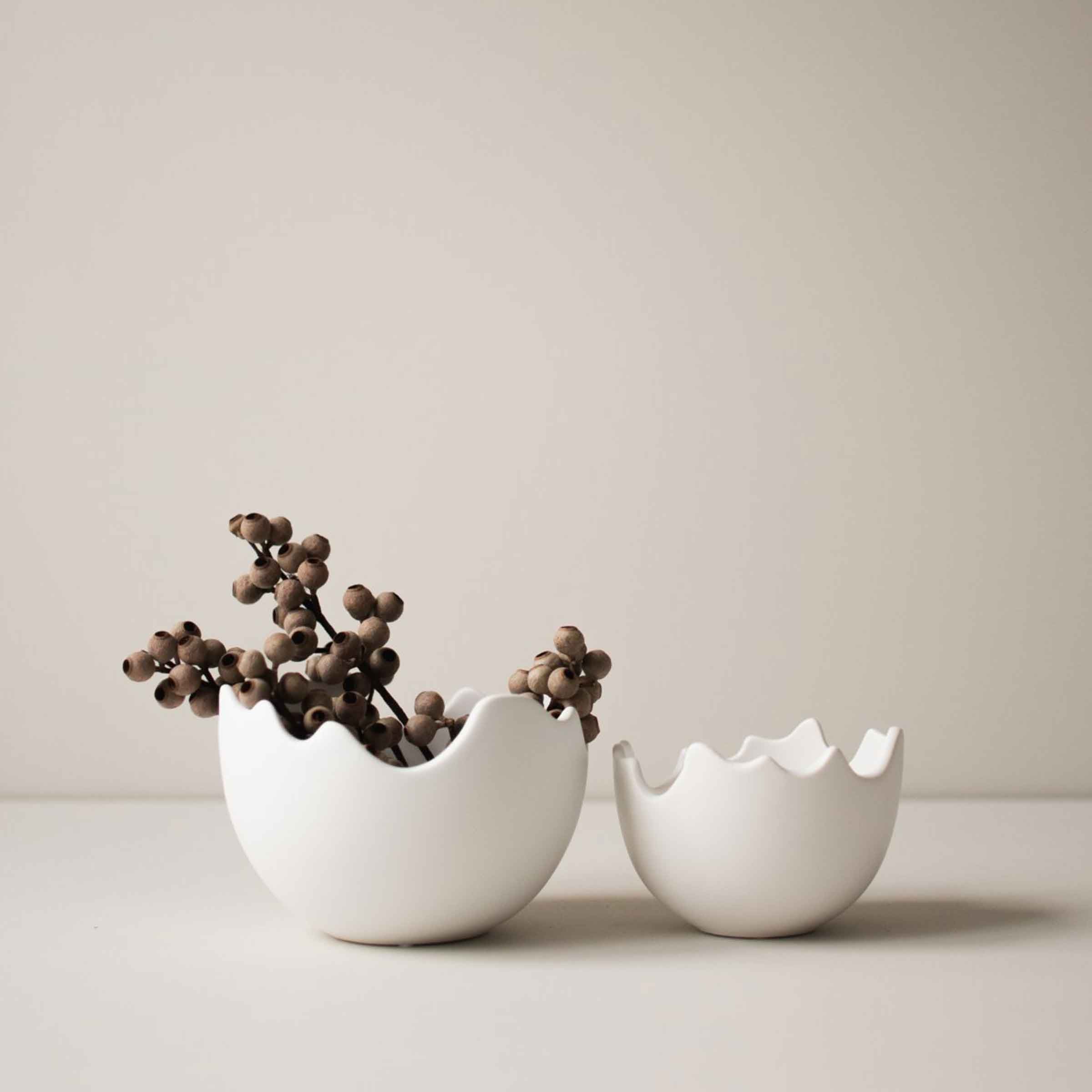 Easter Egg Shell Ceramic Bowl | Small