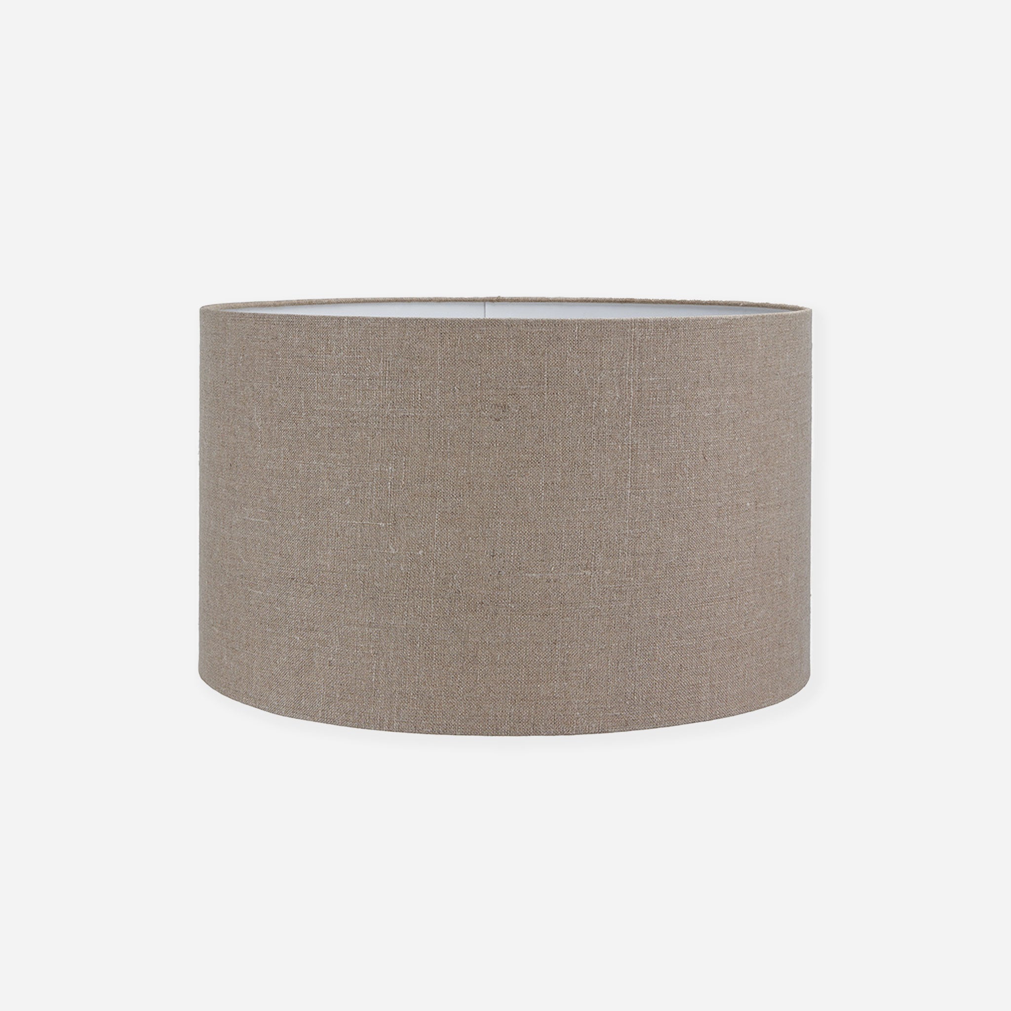 Edward 30cm Natural Linen Cylinder Lampshade