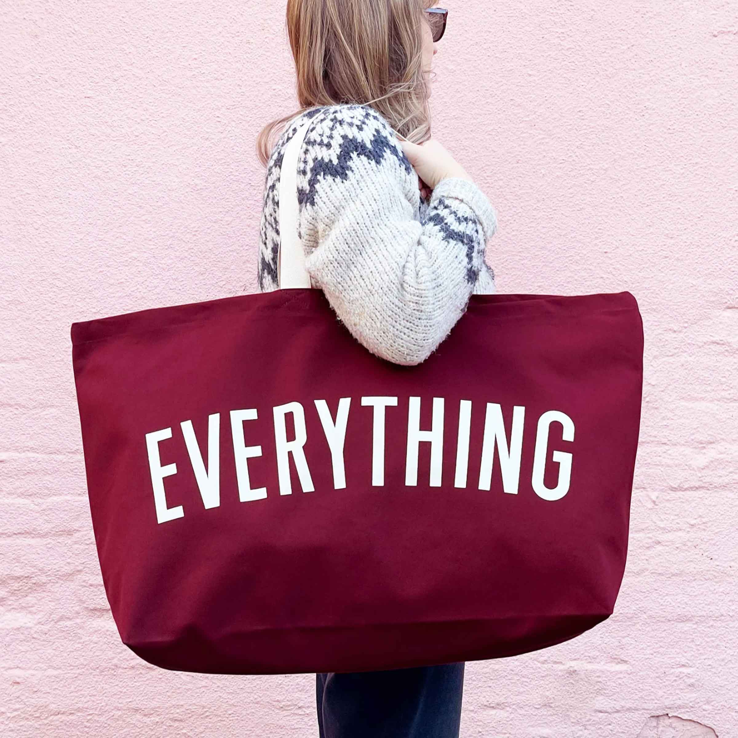 Everything | Really Big Bag  | Burgundy