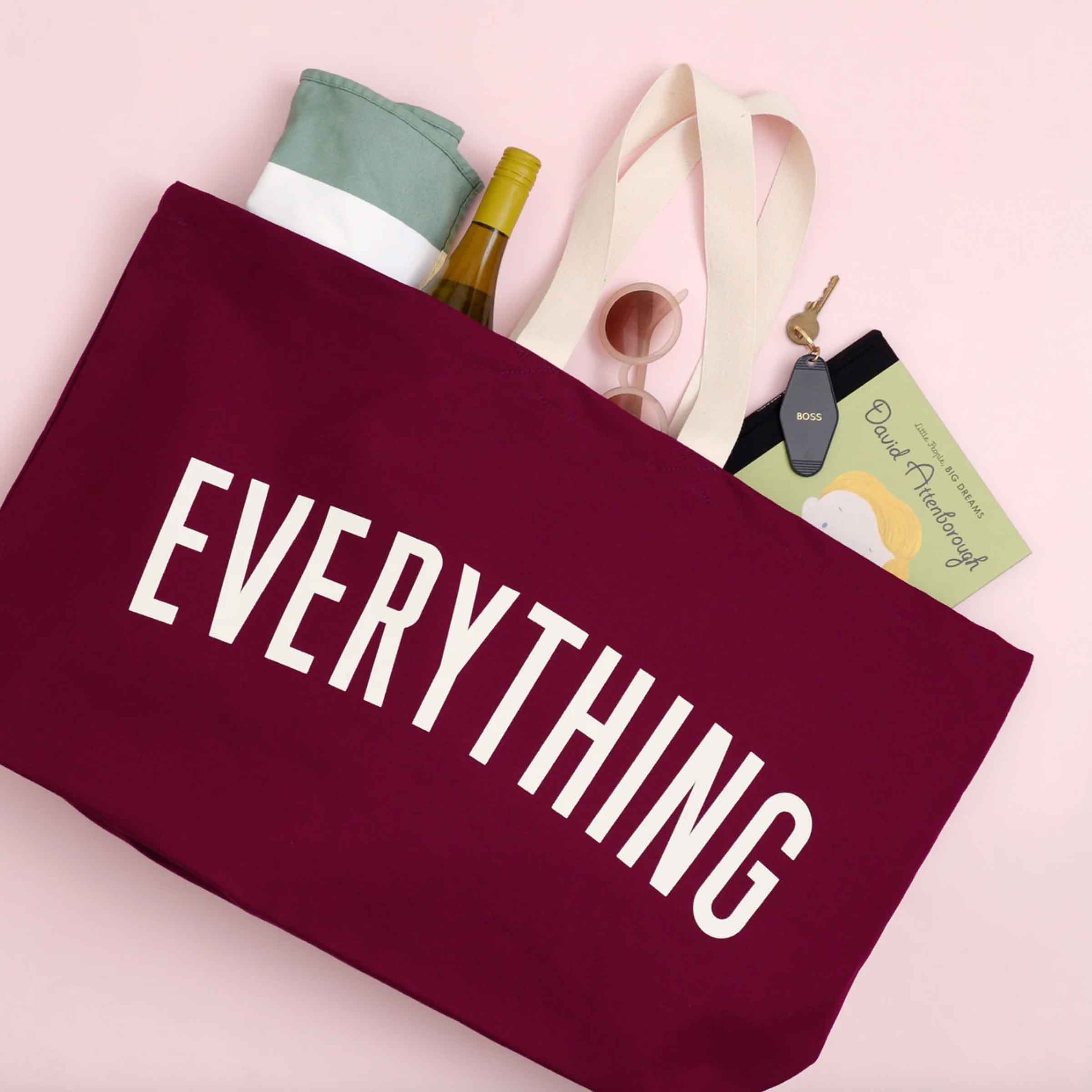 Everything | Really Big Bag  | Burgundy