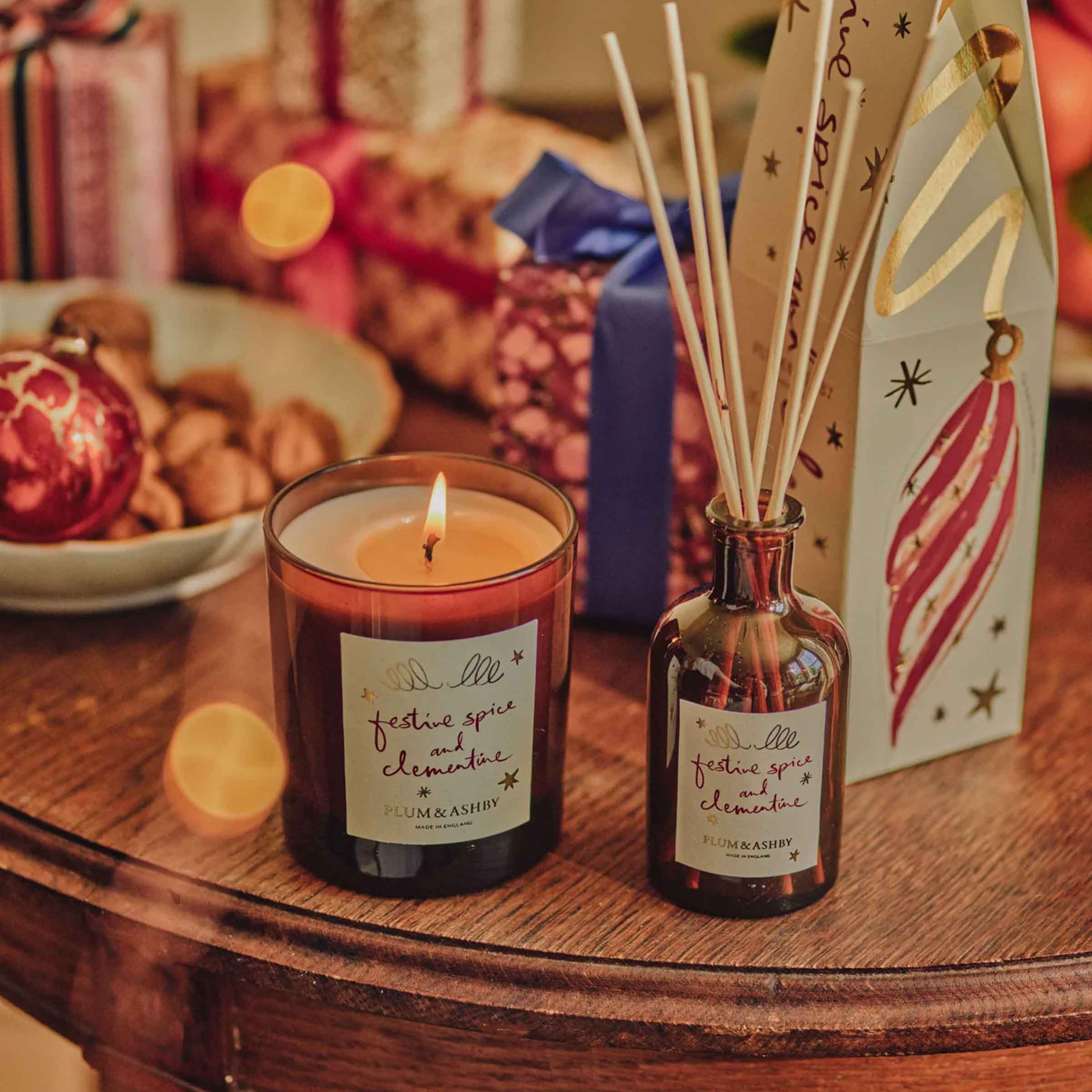Festive Spice & Clementine Candle