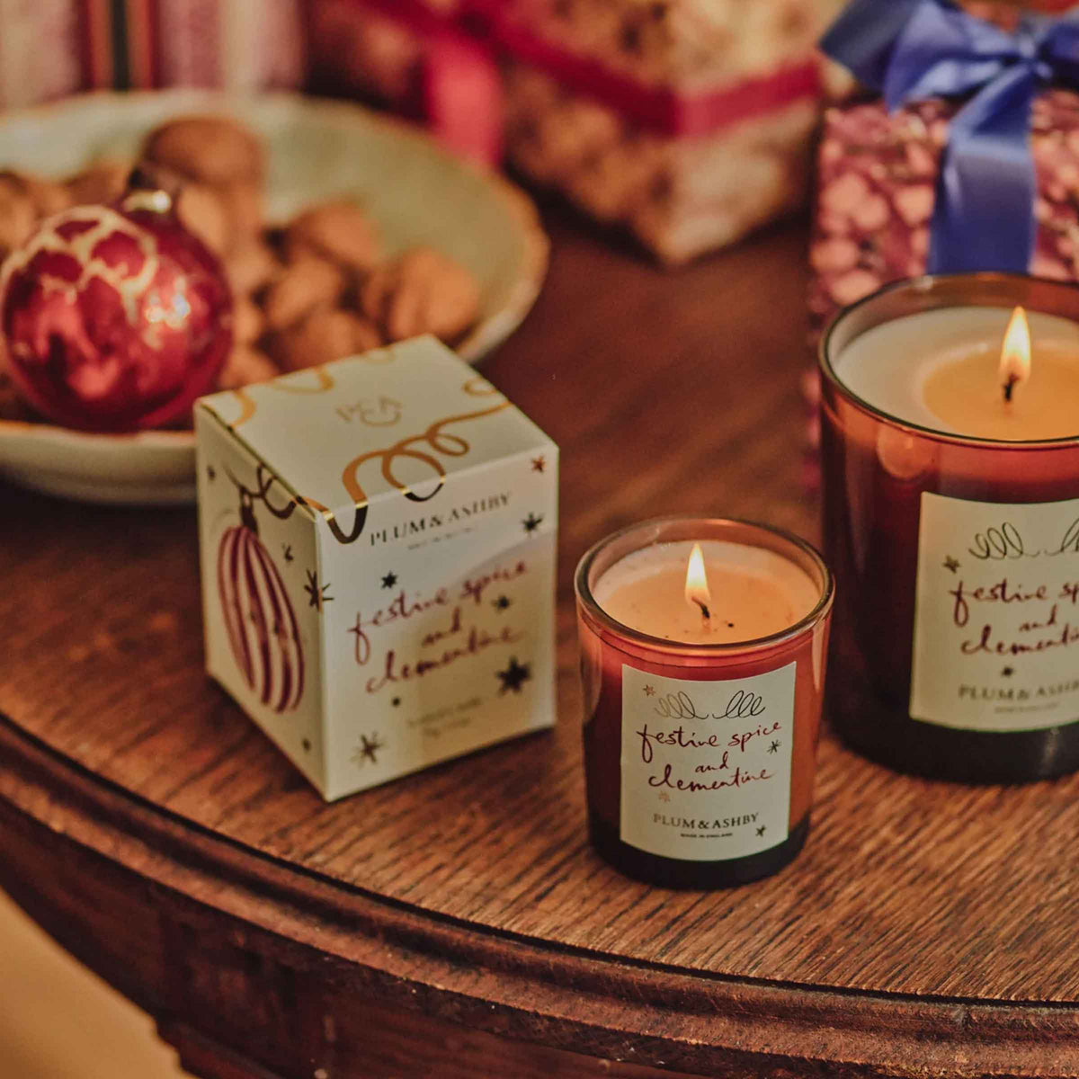 Festive Spice & Clementine Votive Candle