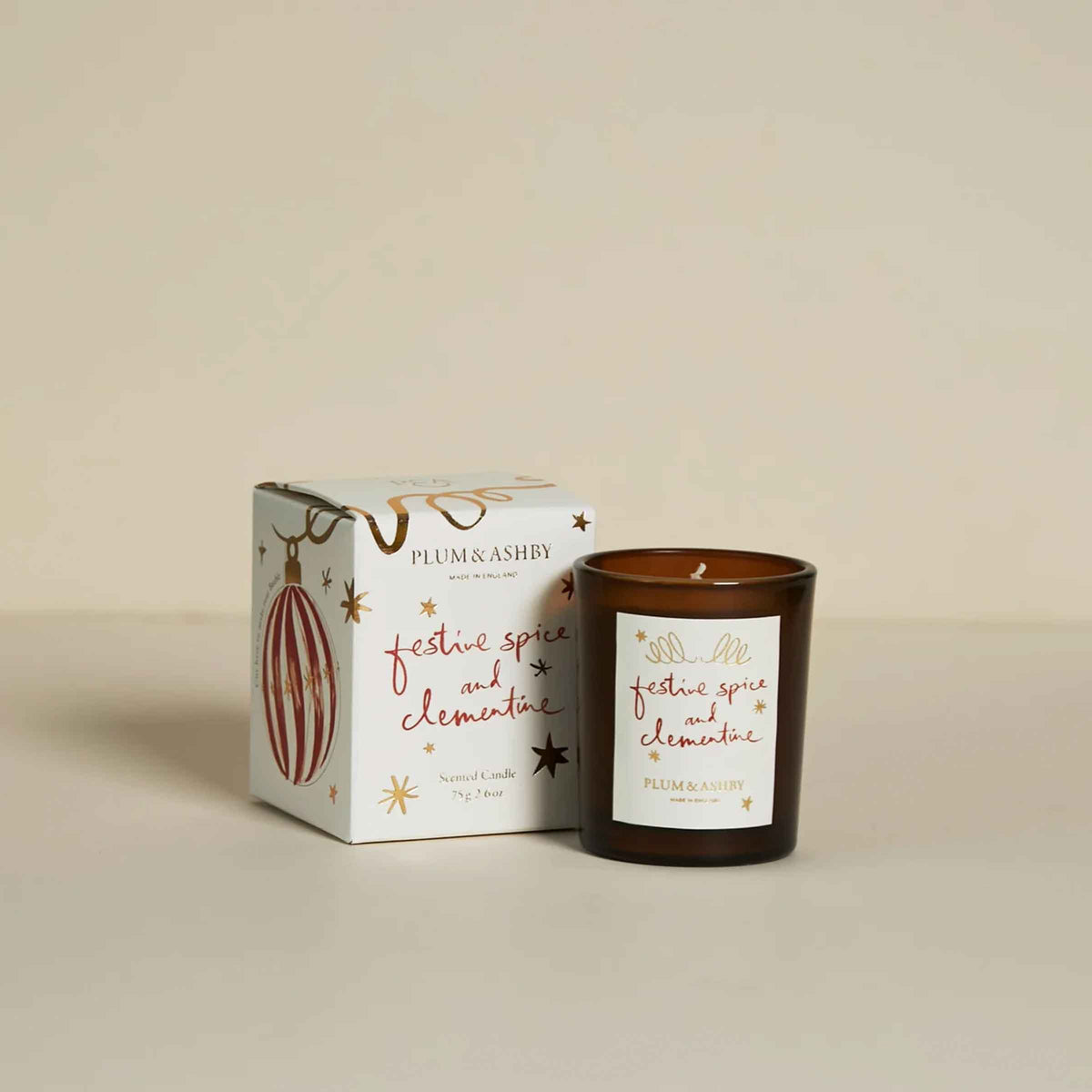 Festive Spice & Clementine Votive Candle