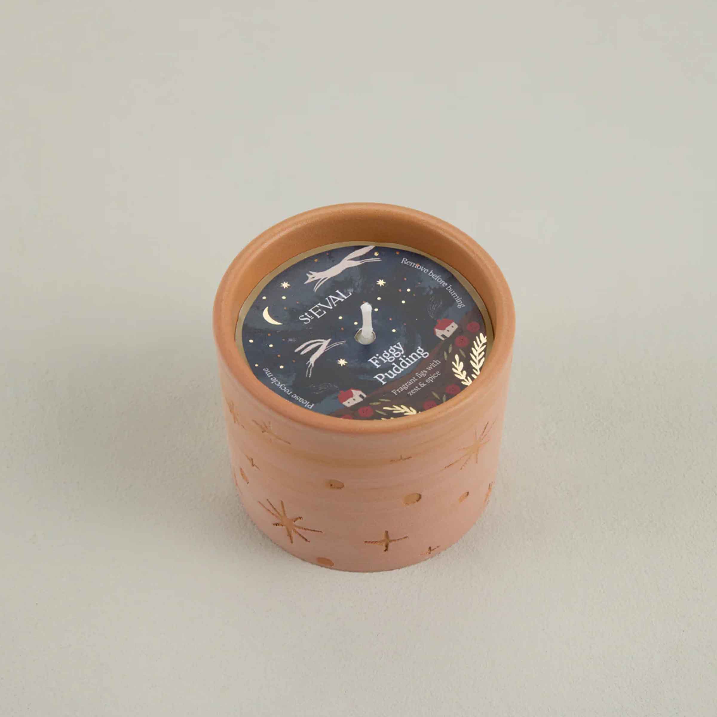 Figgy Pudding Star Gazy Pot Candle