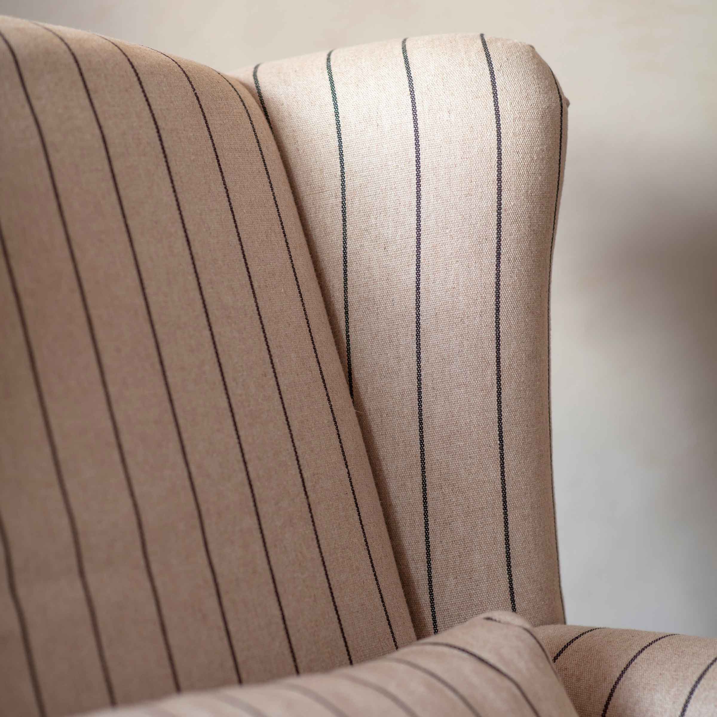 Flores Striped Loveseat