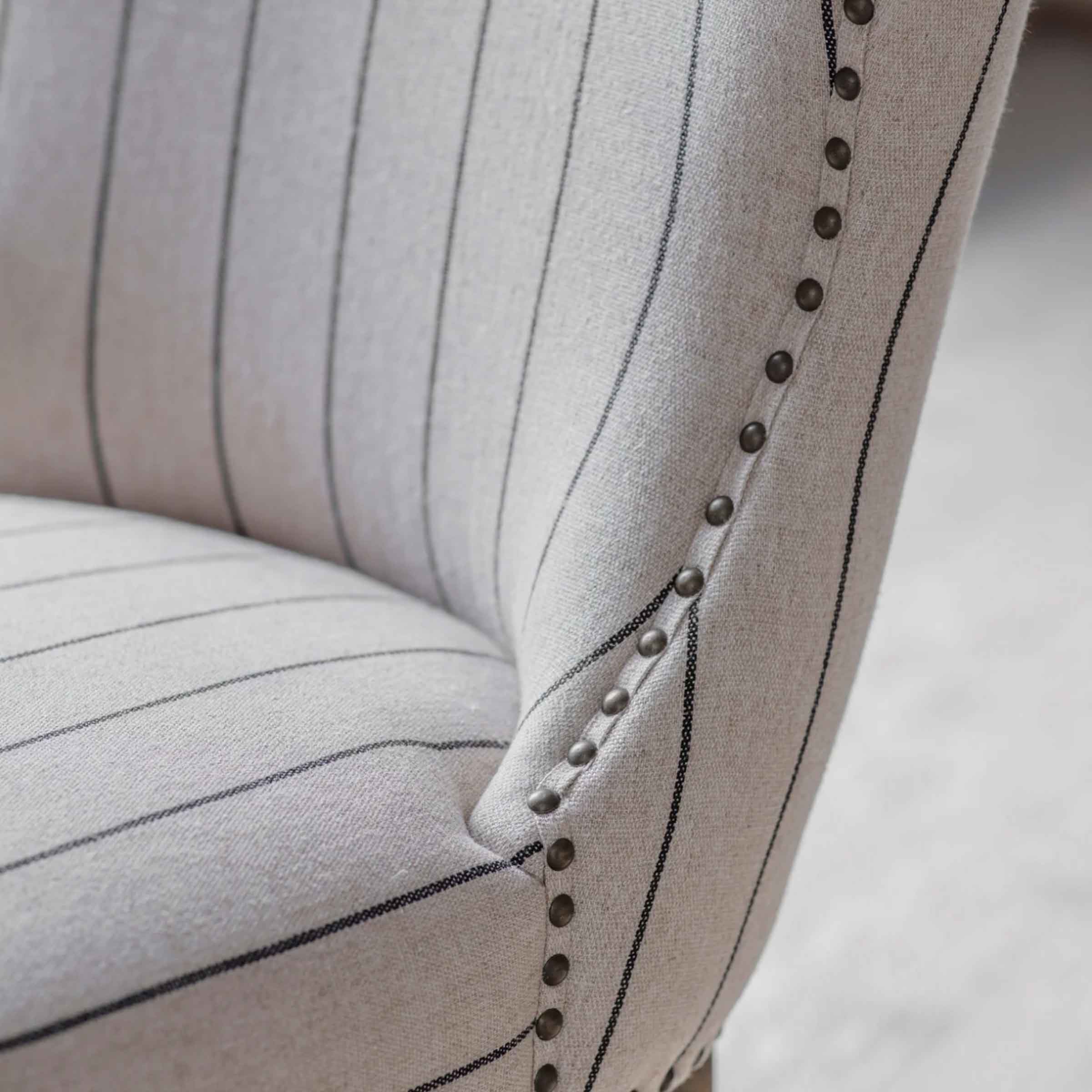 Flores Striped Dining Chair