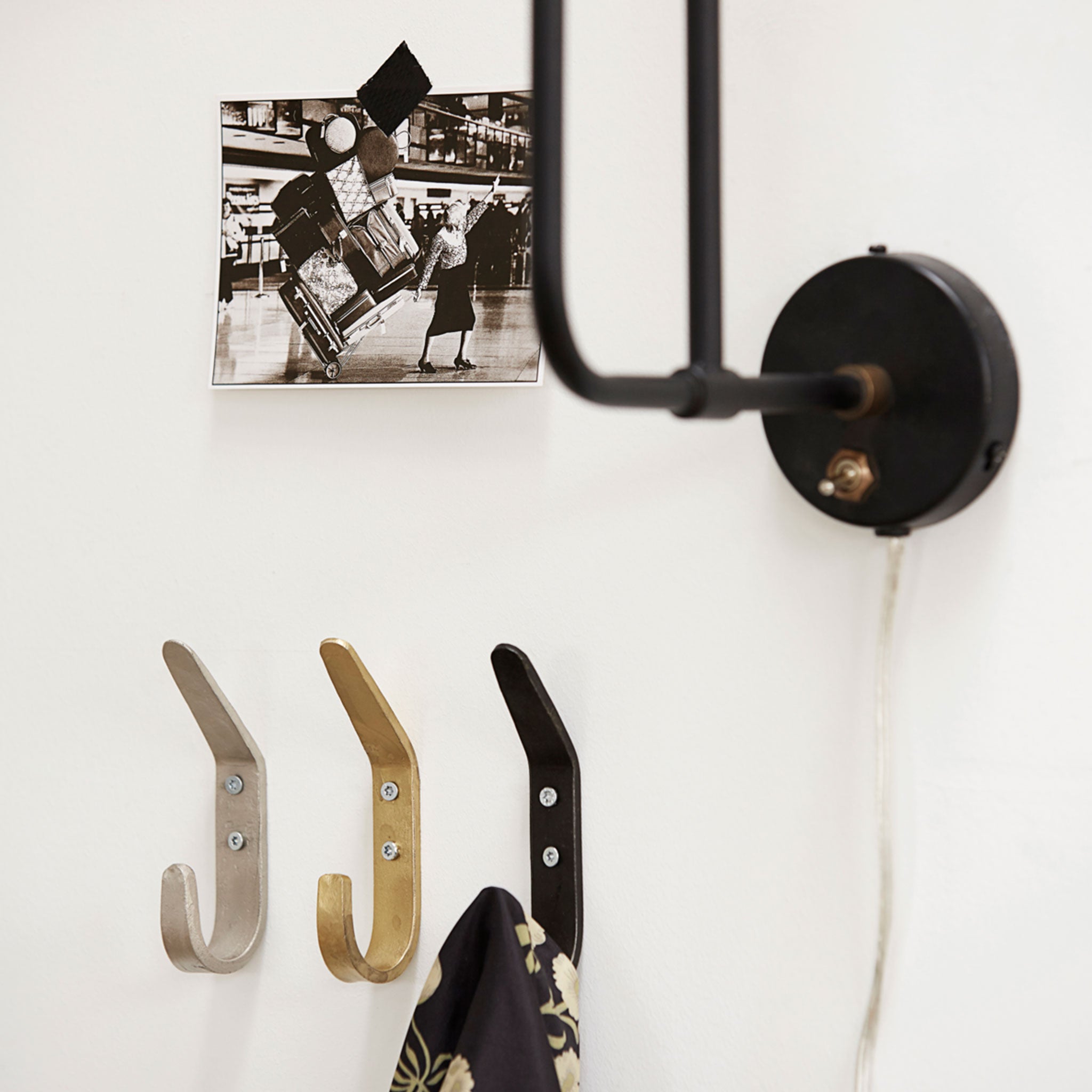 Forged Hook | Brass Plated