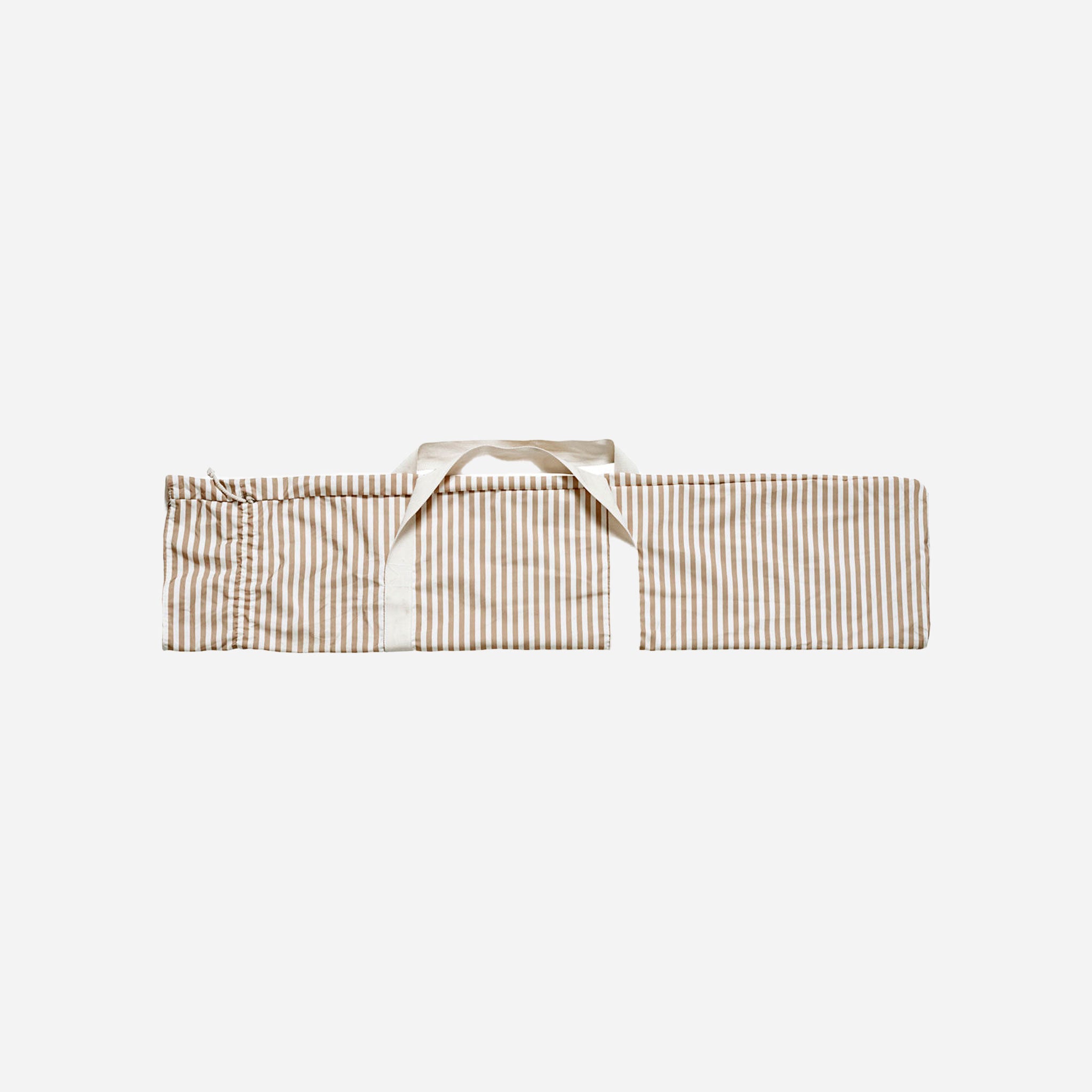 Garden Umbrella – Sand Stripe with Fringe