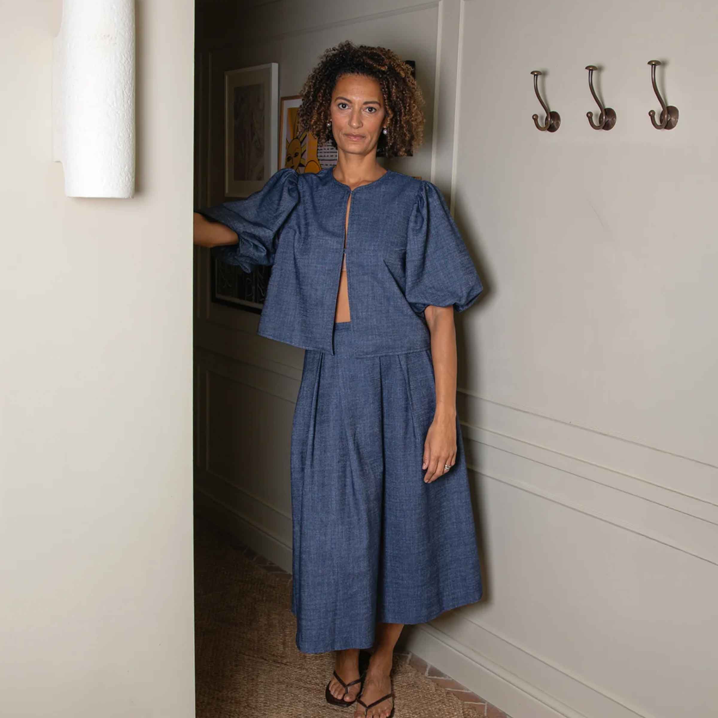 Gloria Skirt | Dark Denim