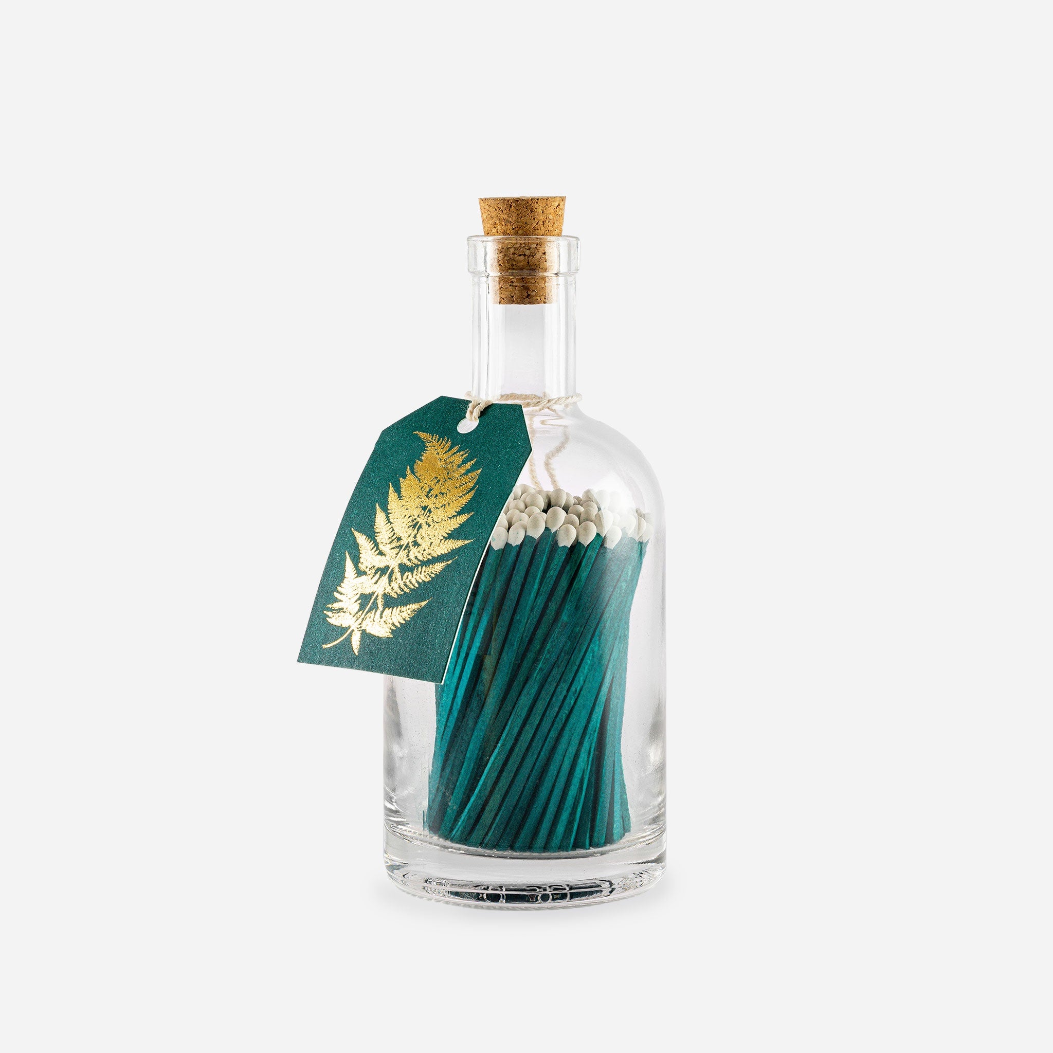 Gold Fern Bottle Matches