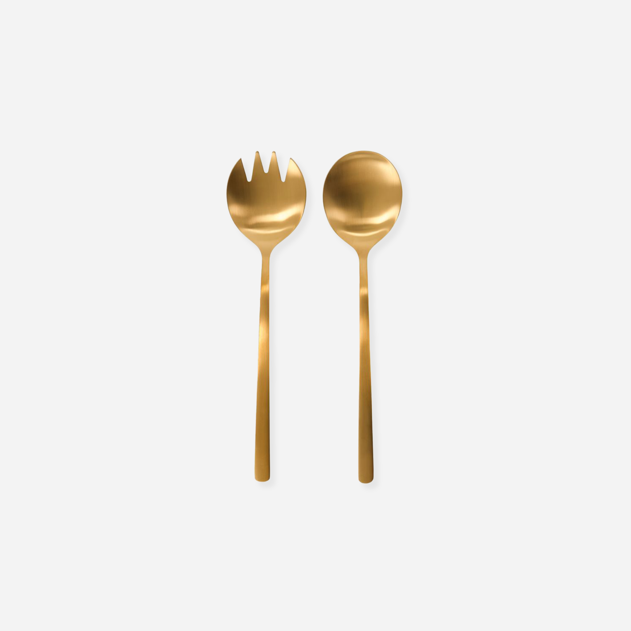Golden Salad Servers