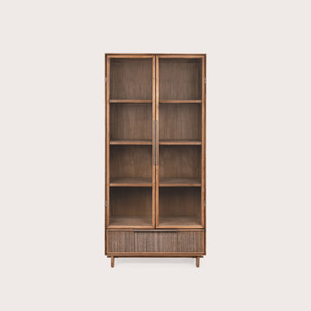 Grace Cabinet (2 Glass Doors, 1 Drawer)