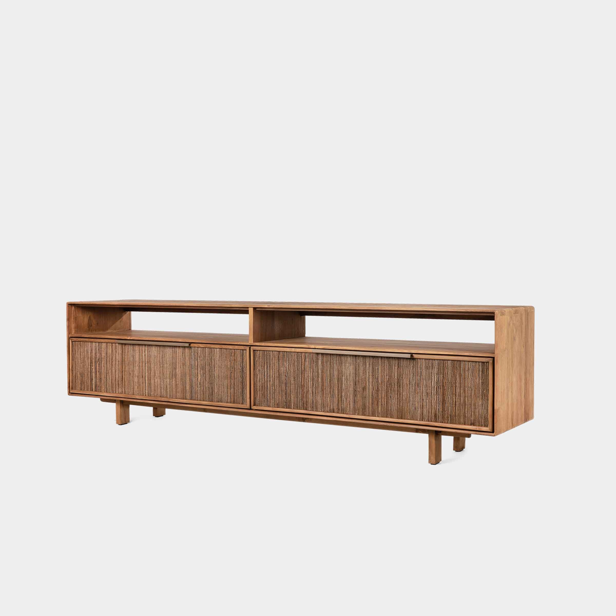 Grace Low Dresser | Open Rack