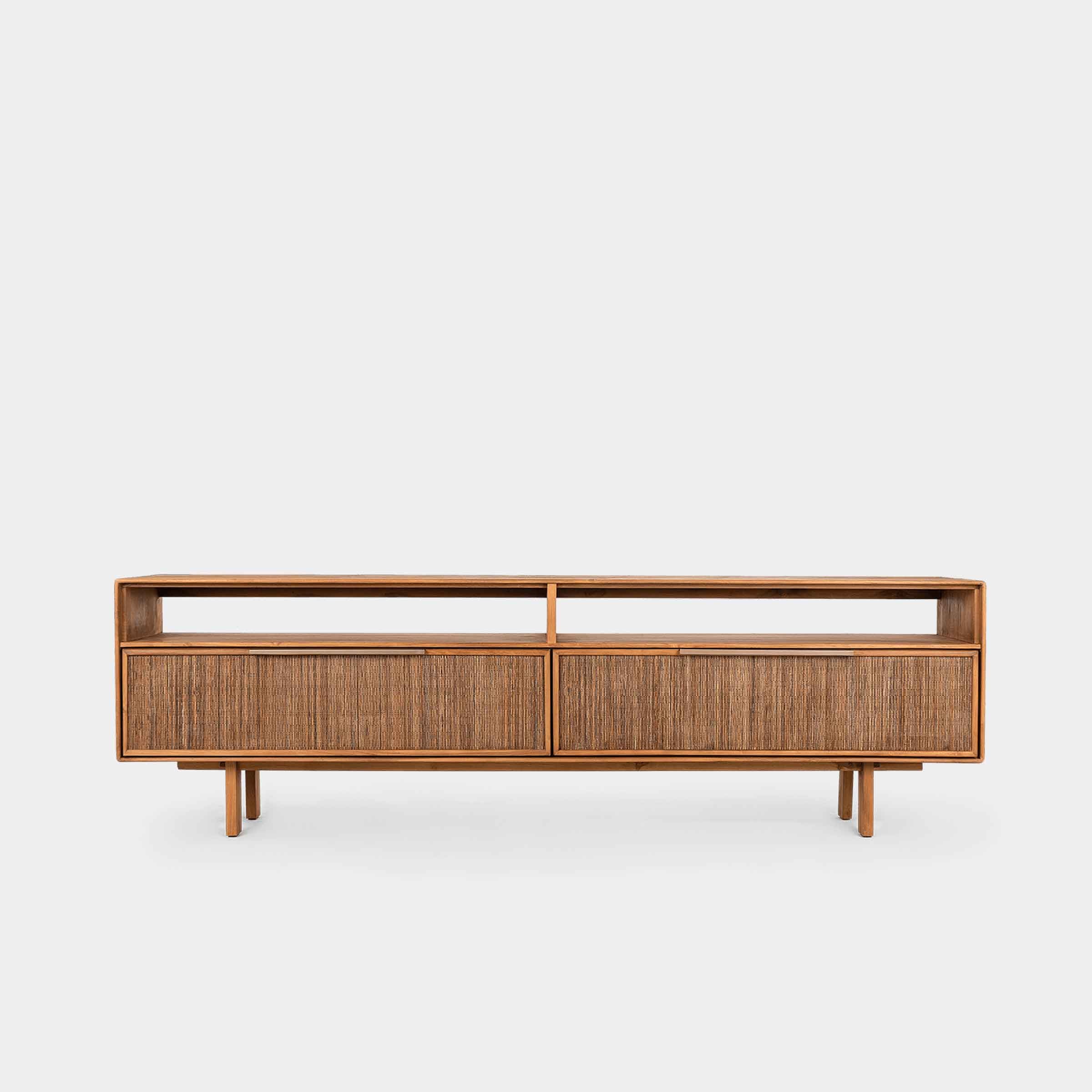 Grace Low Dresser | Open Rack