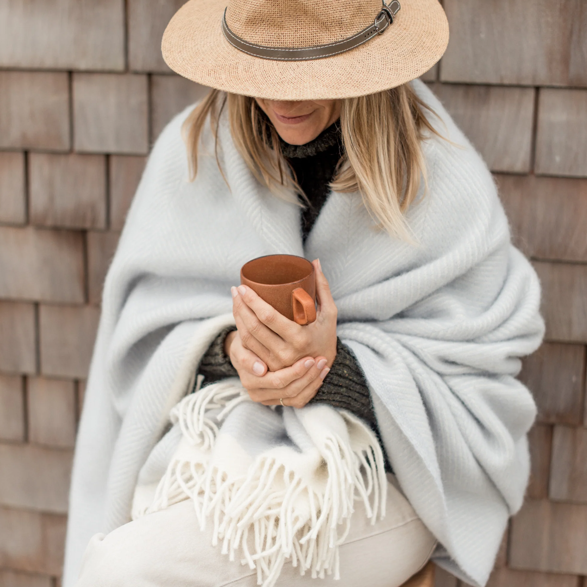 Herringbone Wool Blanket
