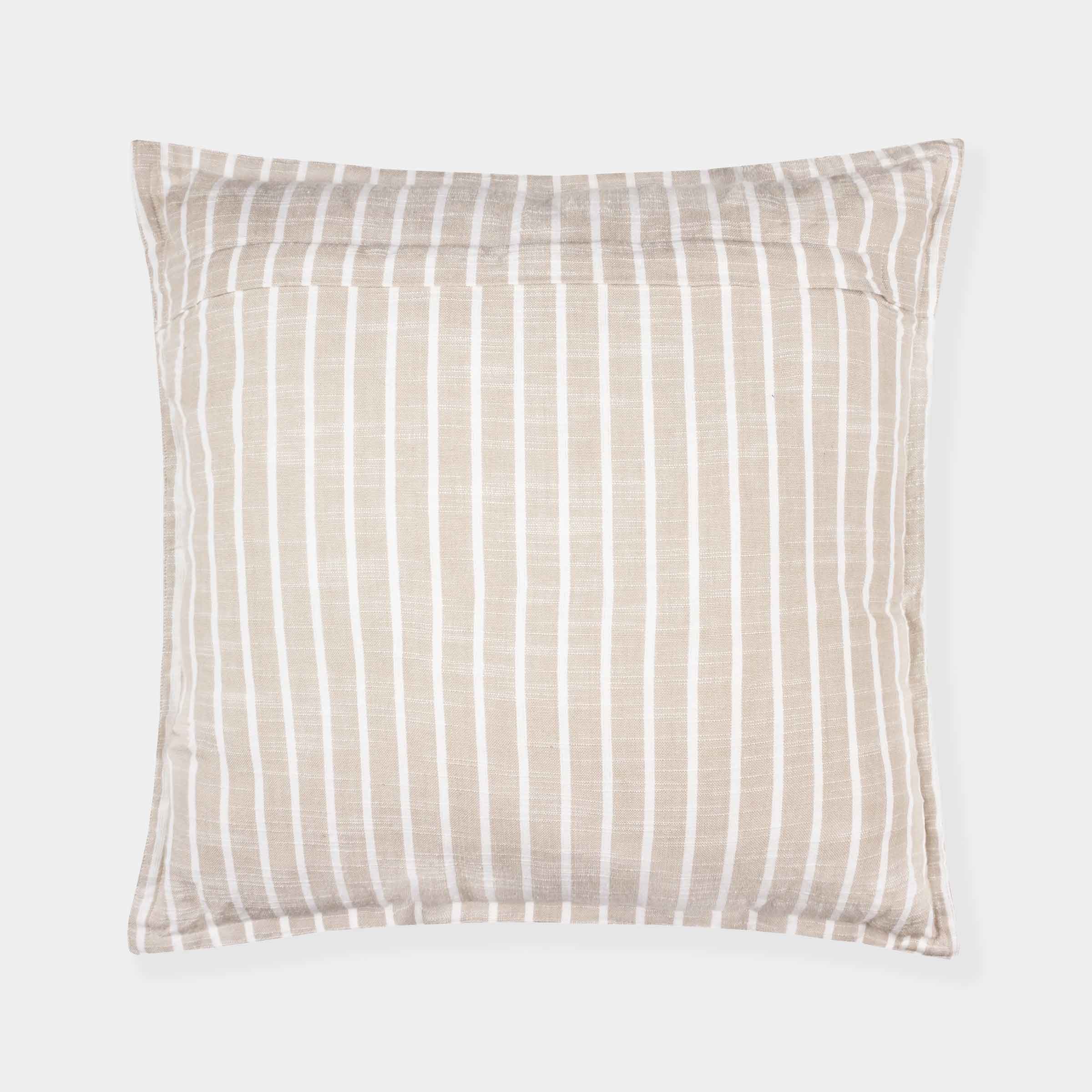 Hessle Stripe Outdoor Cushion I Natural